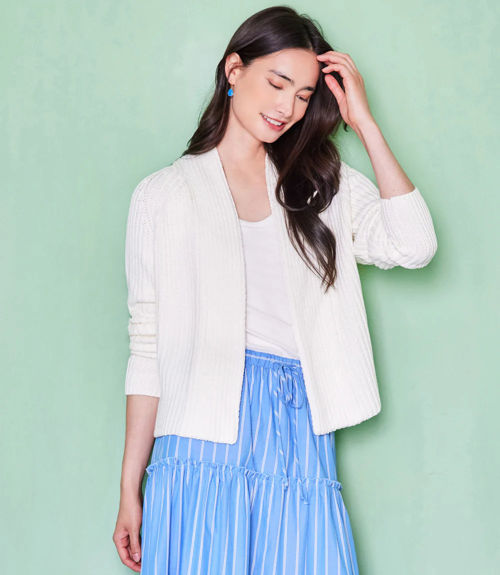 Cropped Cardigan Sweater