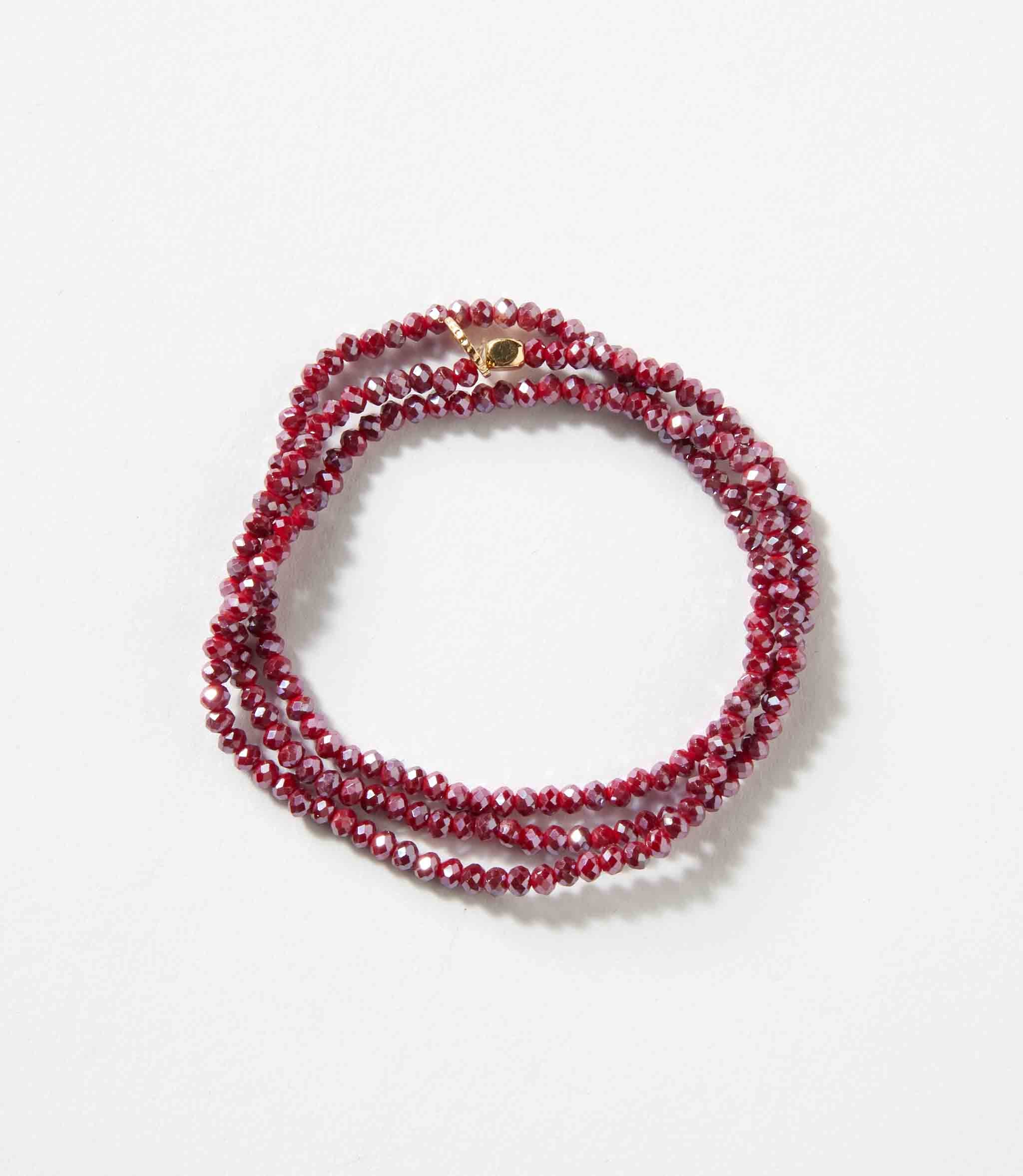 Crystal Beaded Stretch Bracelet