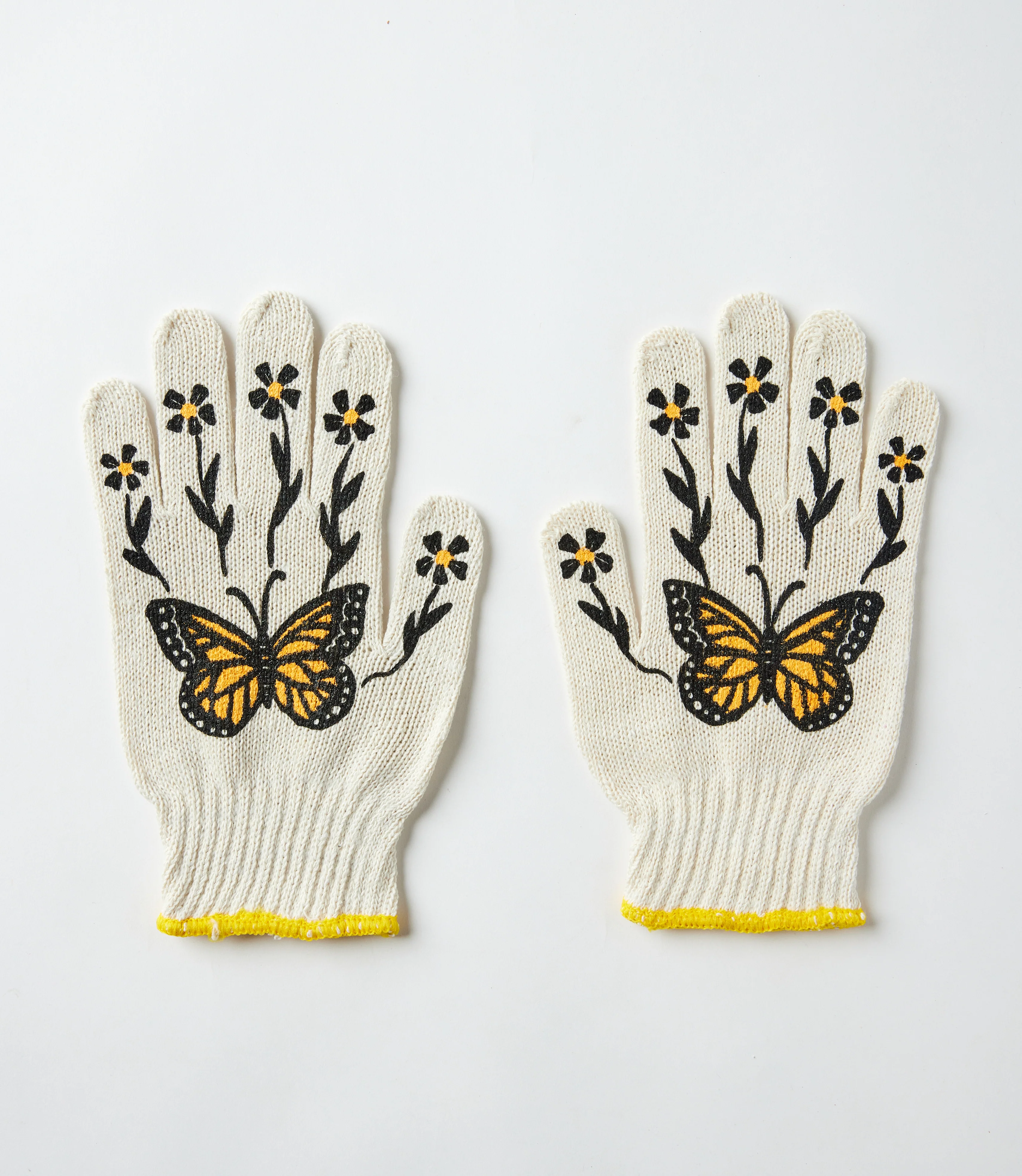 Butterfly Print Gardening Gloves