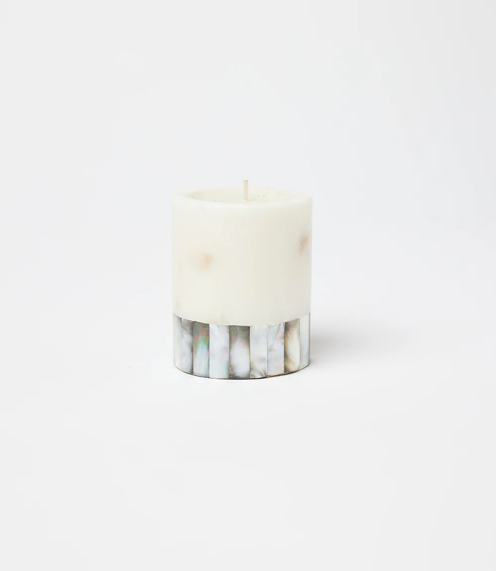 Abalone & Marble Eucalyptus Candle