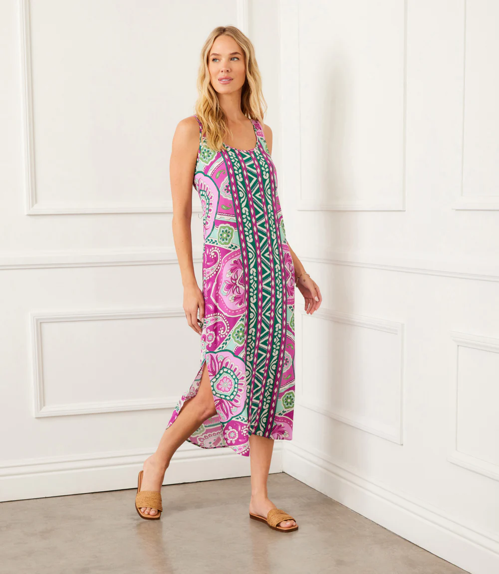 Petite Size Side-Slit Tank Dress