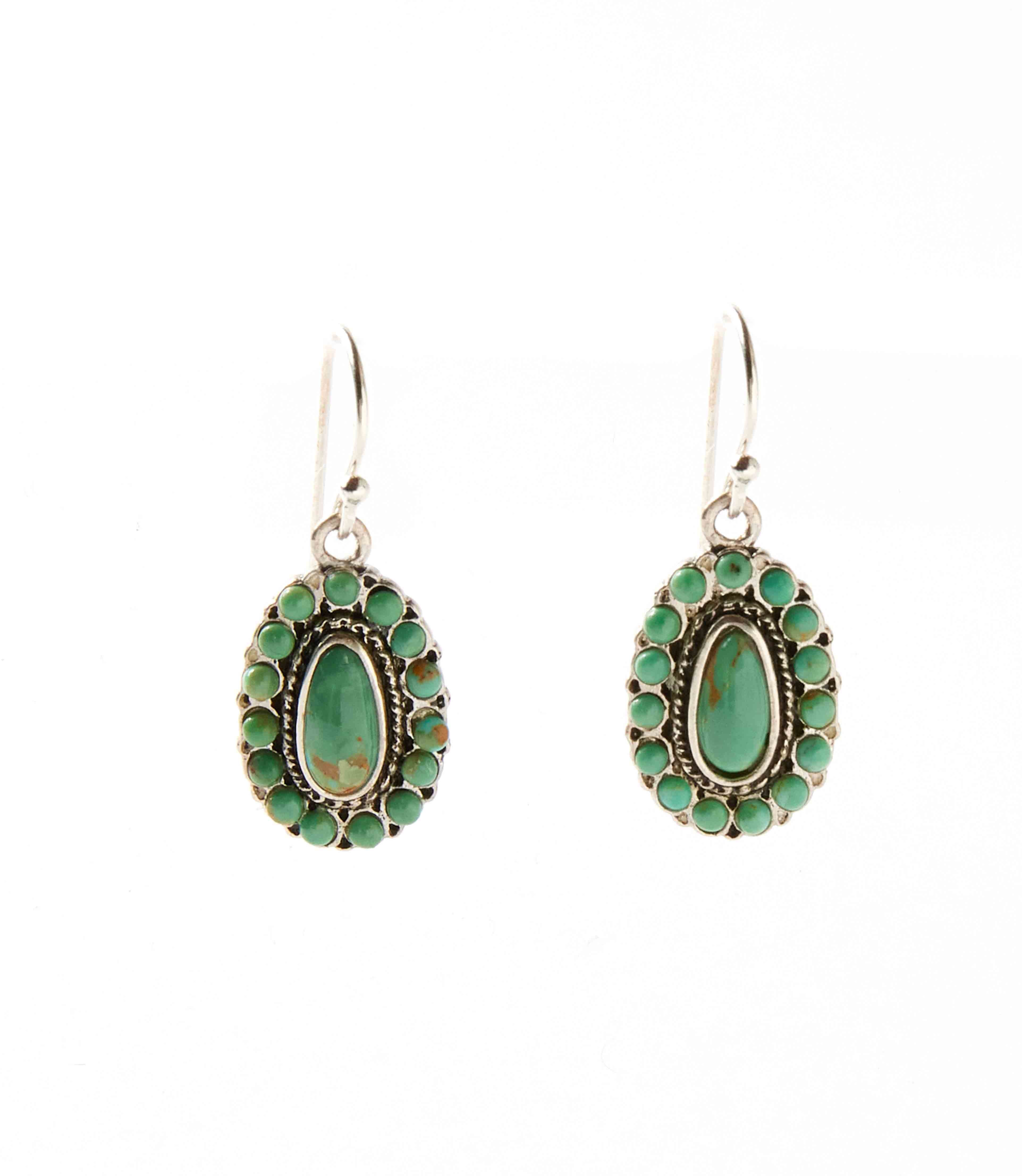 Sedona Turquoise Cluster Earrings