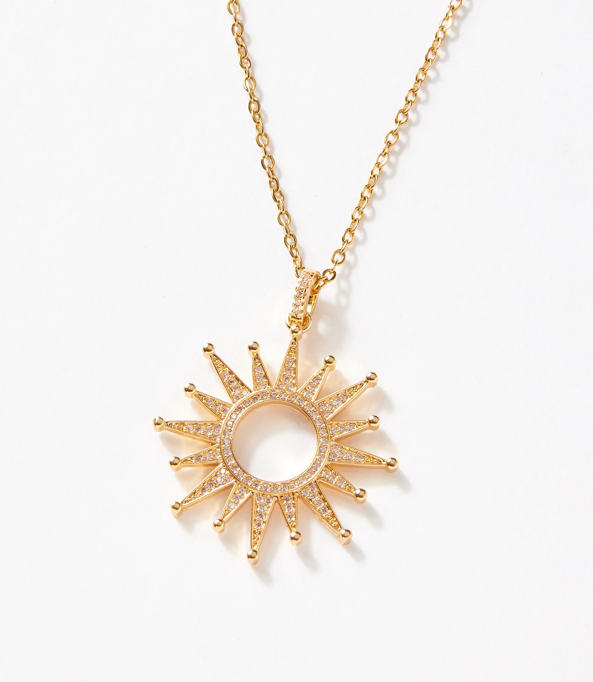 Pavé Starburst Necklace