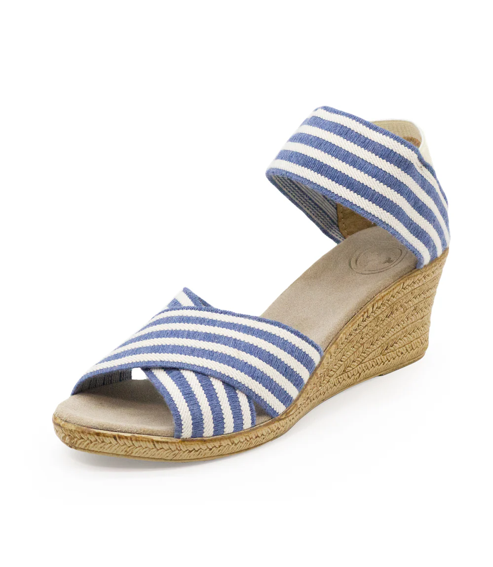 Cannon Espadrille Wedge Linen Sandals