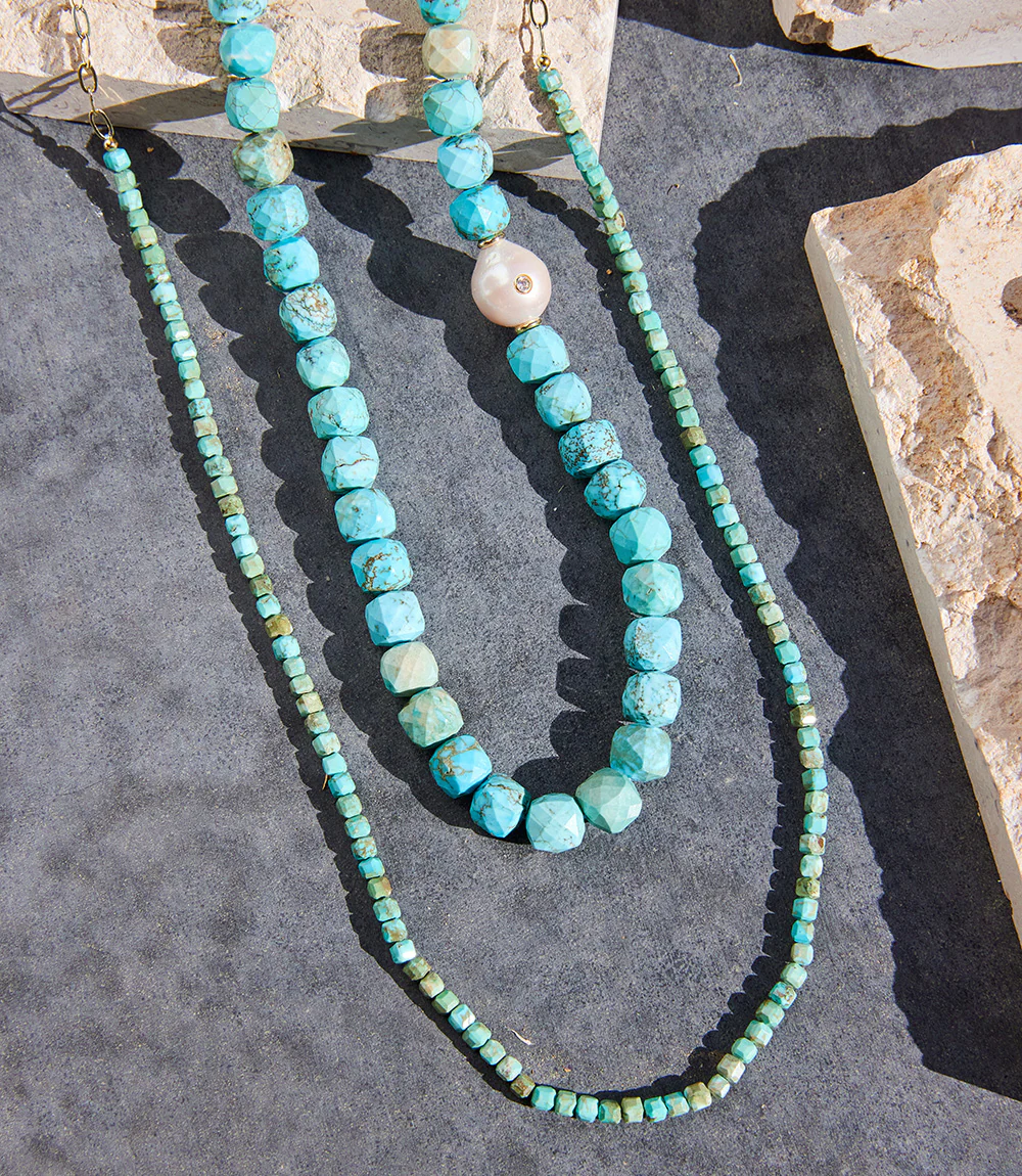 Long Turquoise Necklace