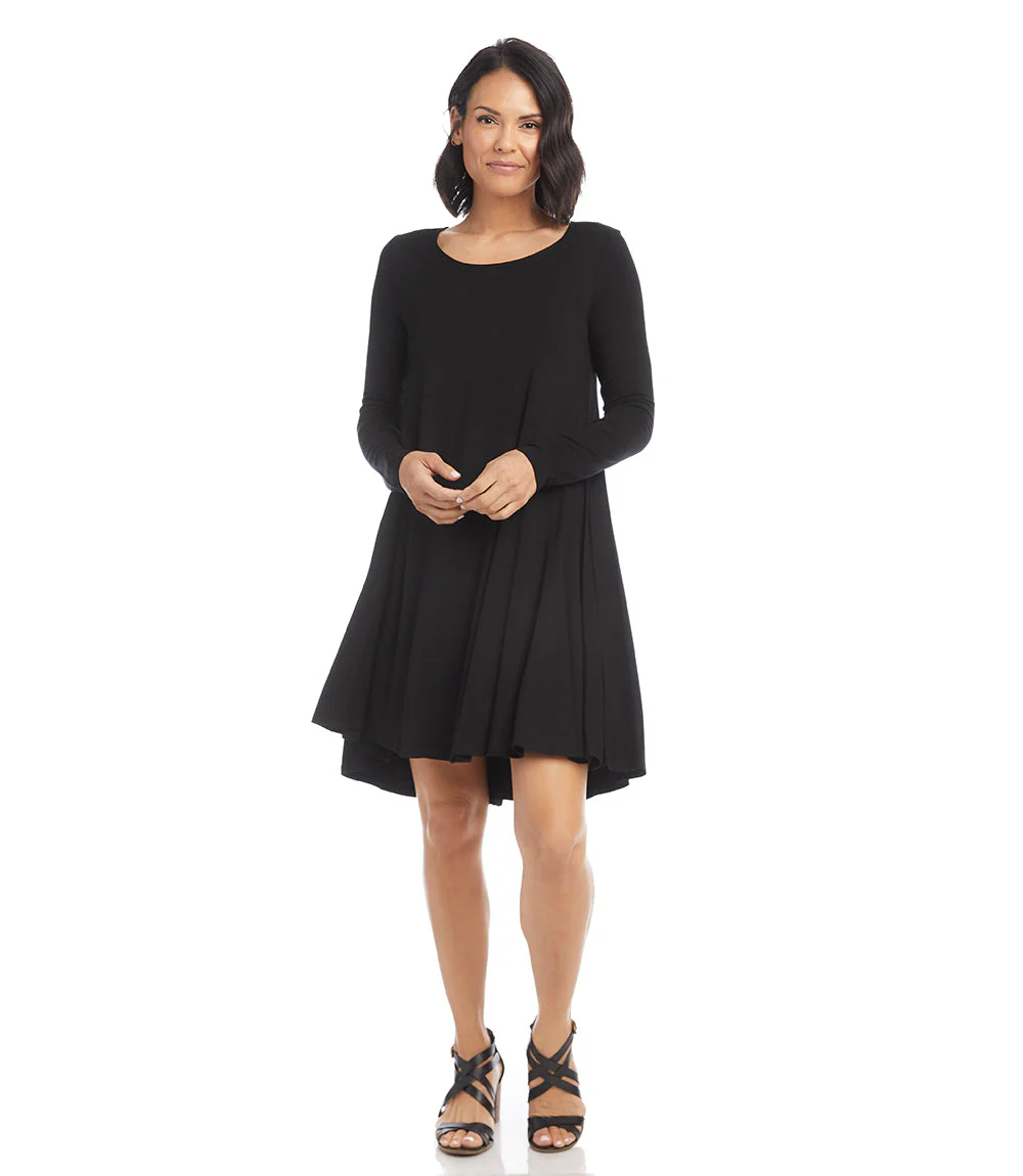 Long Sleeve Maggie Trapeze Dress