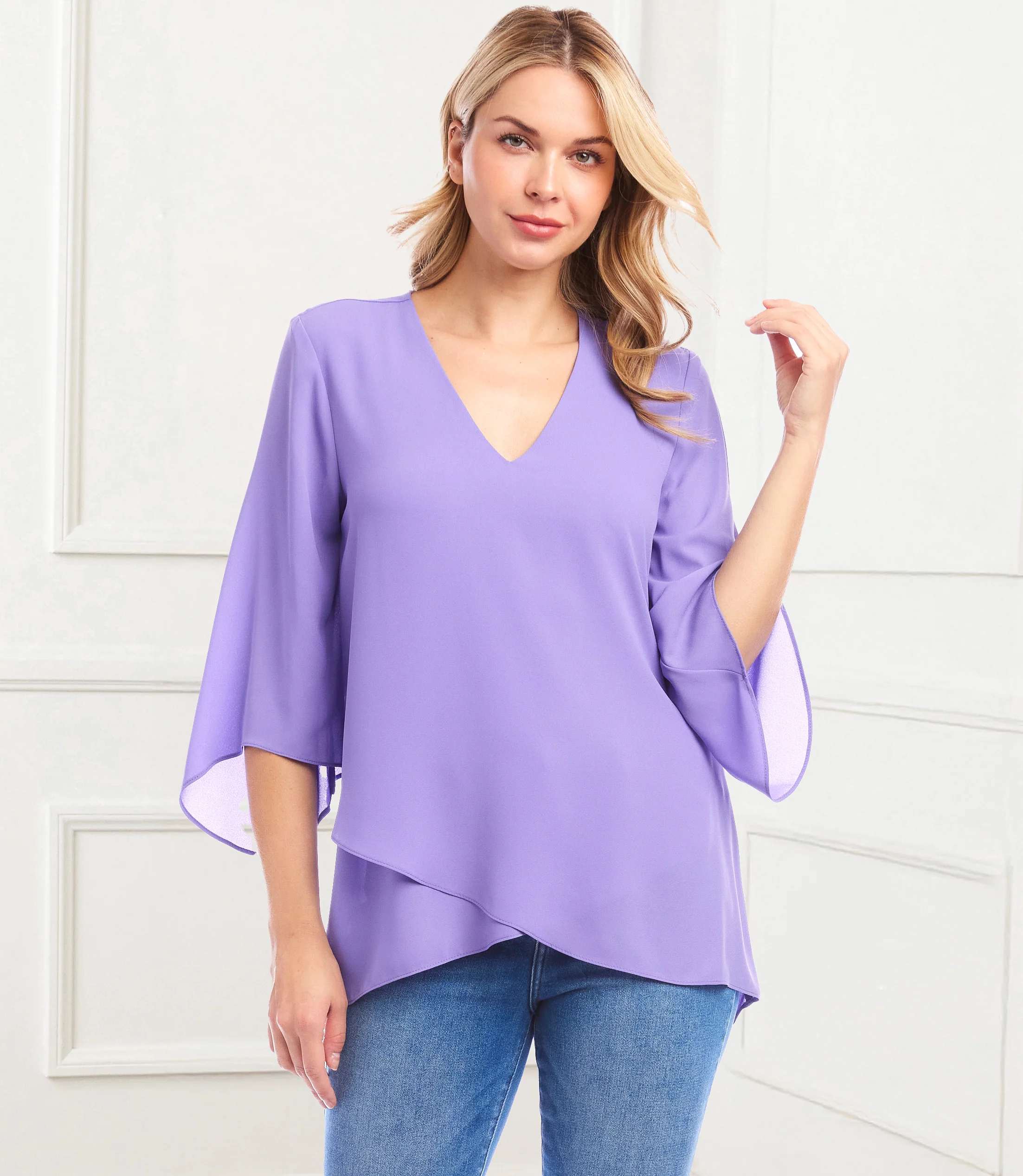 Bracelet Sleeve Asymmetric Top