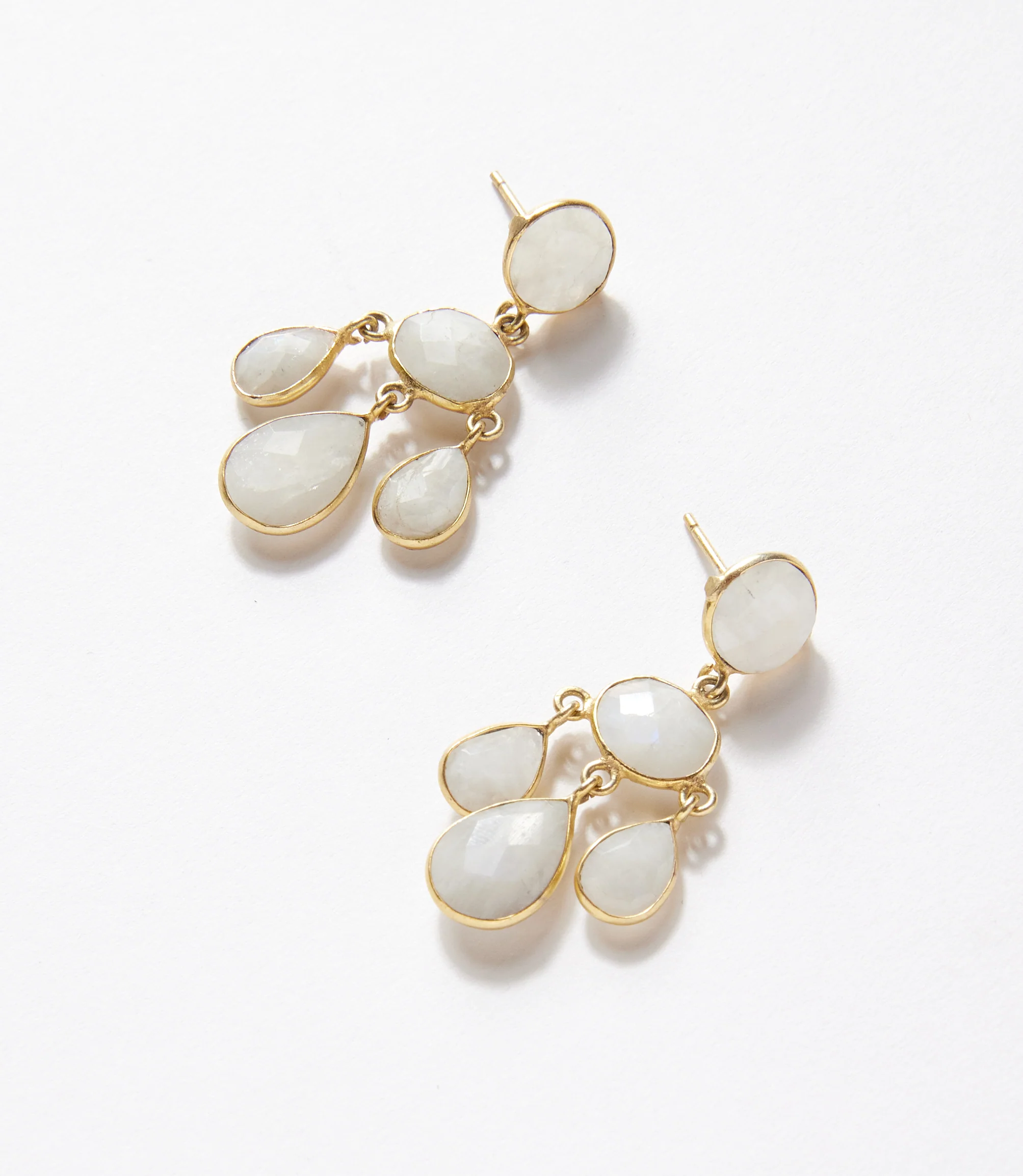 Gemstone Chandelier Earrings