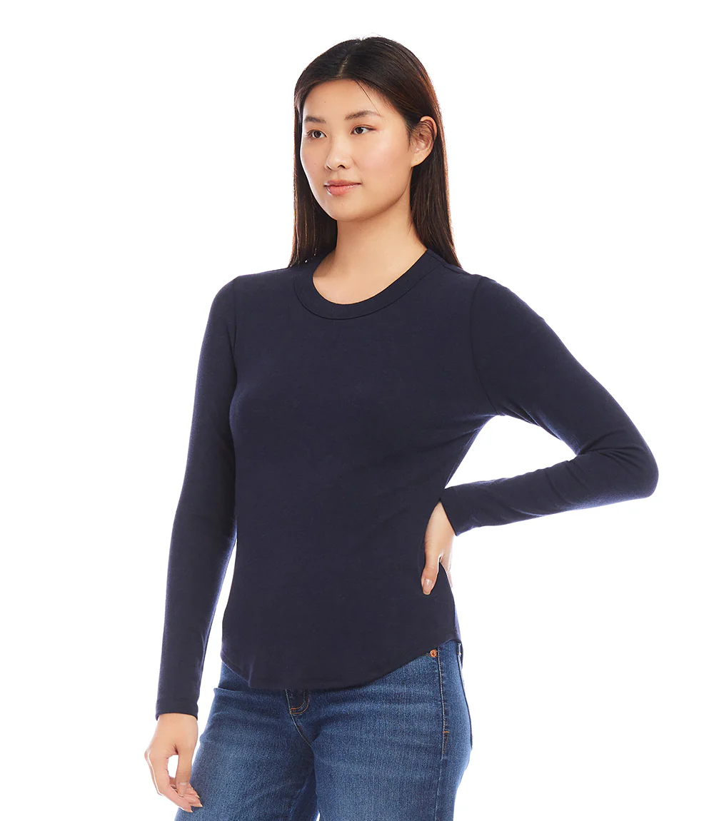 Long Sleeve Crew Neck Tee