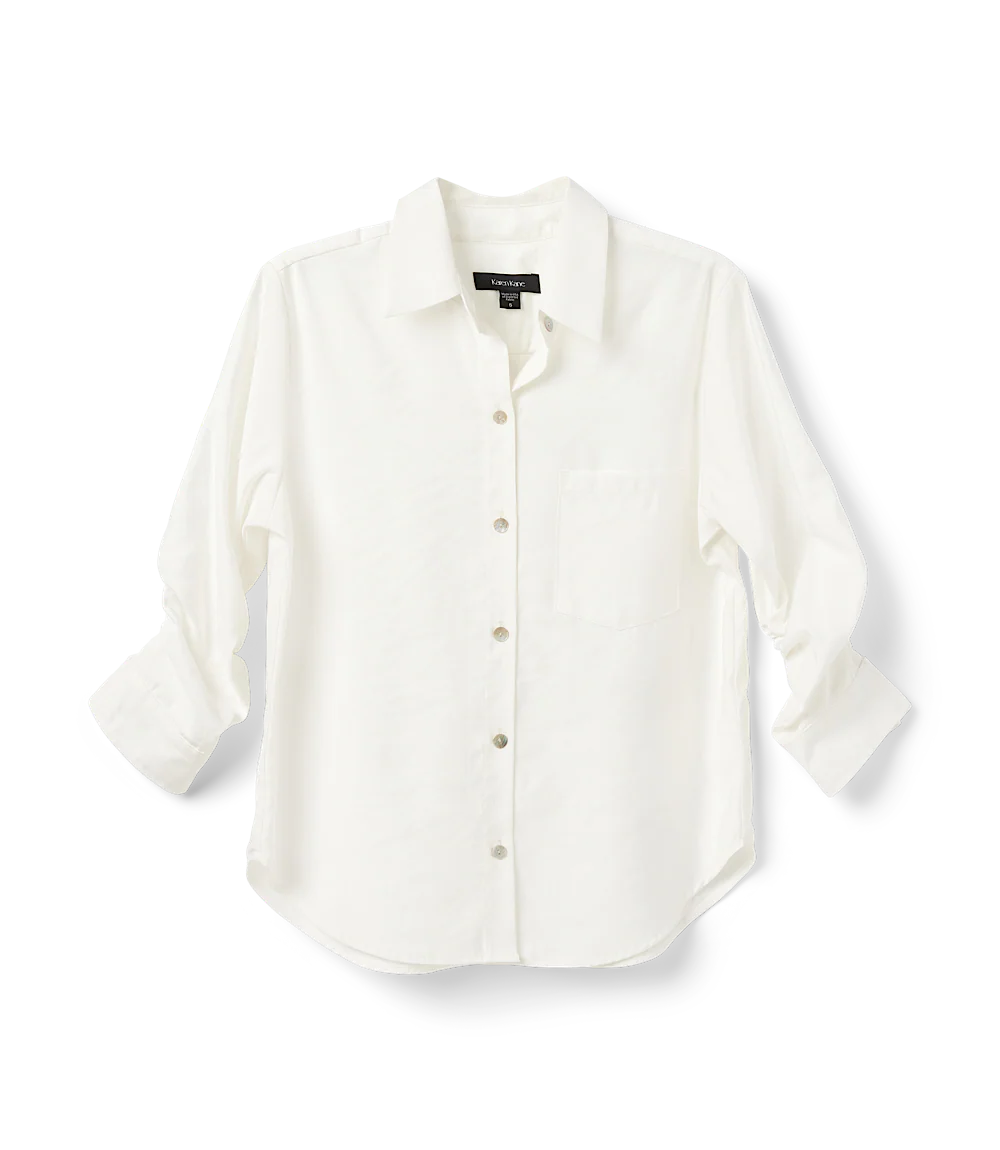 Ruched Sleeve Shirt