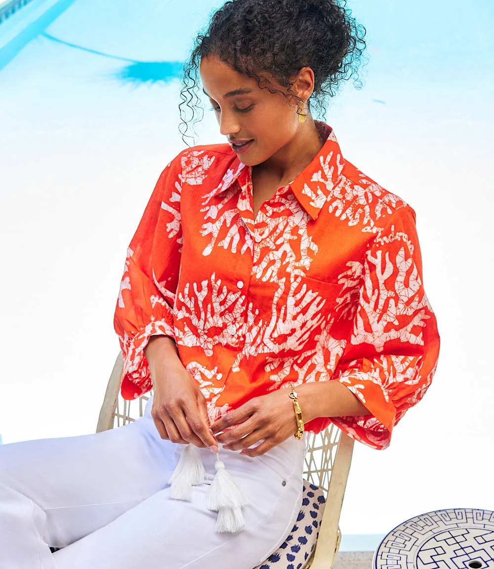 Tassel Tie Waist Top