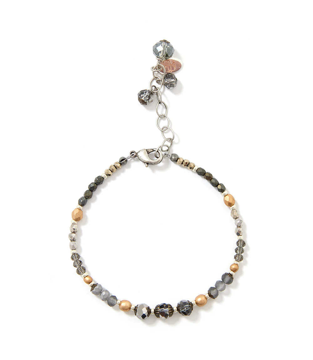Crystal And Gemstone Bracelet