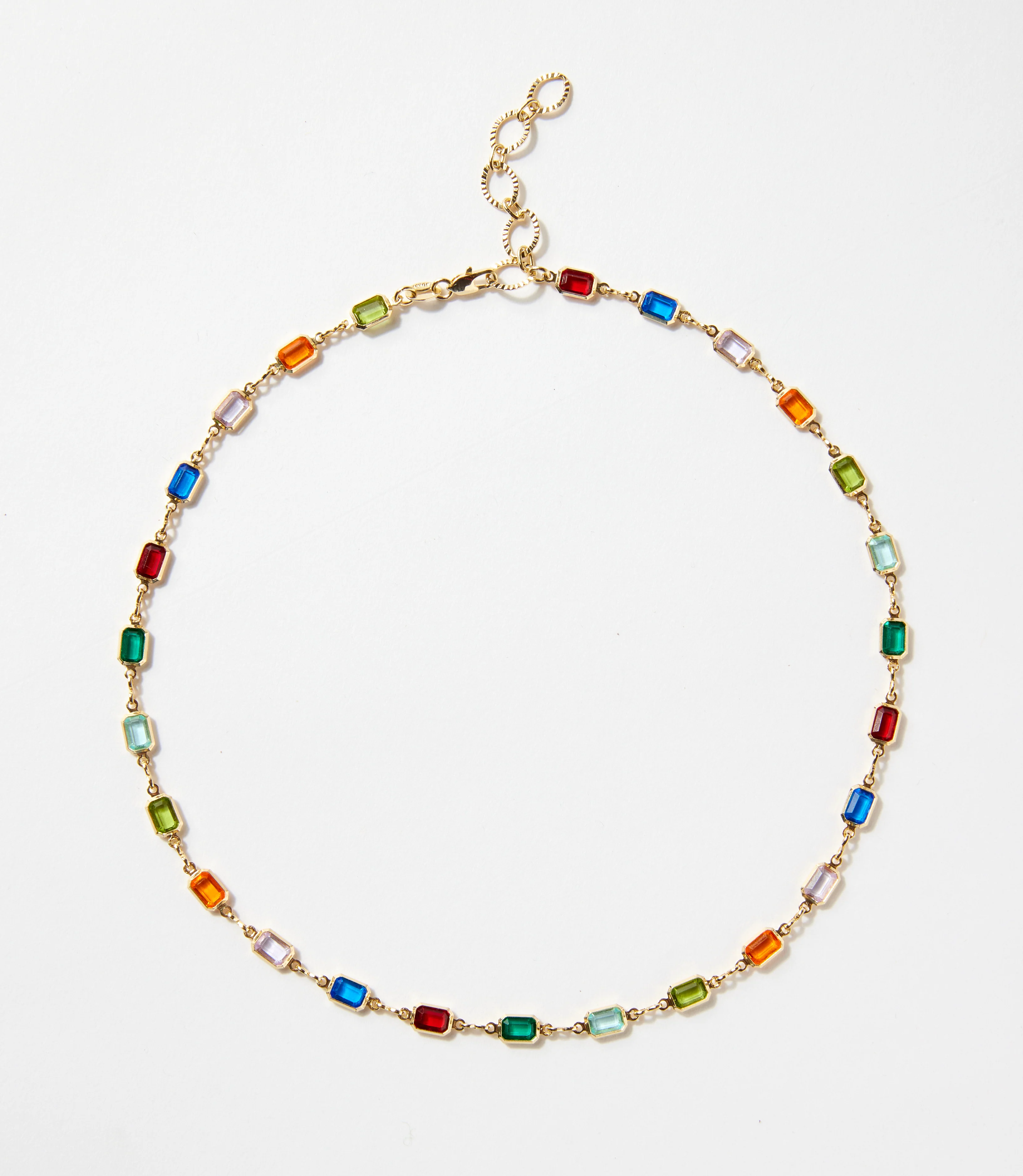 Colorful Gemstone Necklace