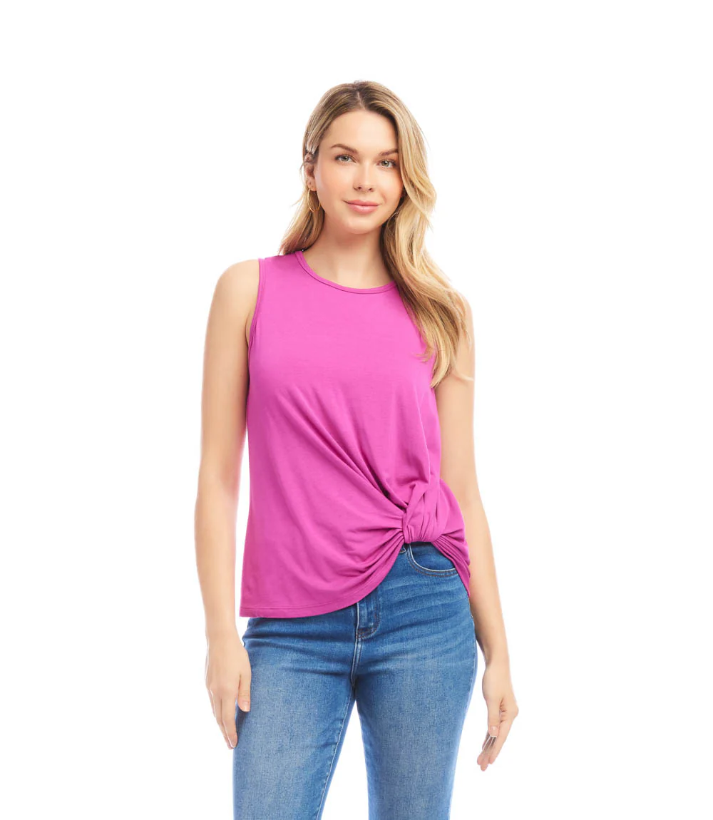 Sleeveless Pick-Up Top