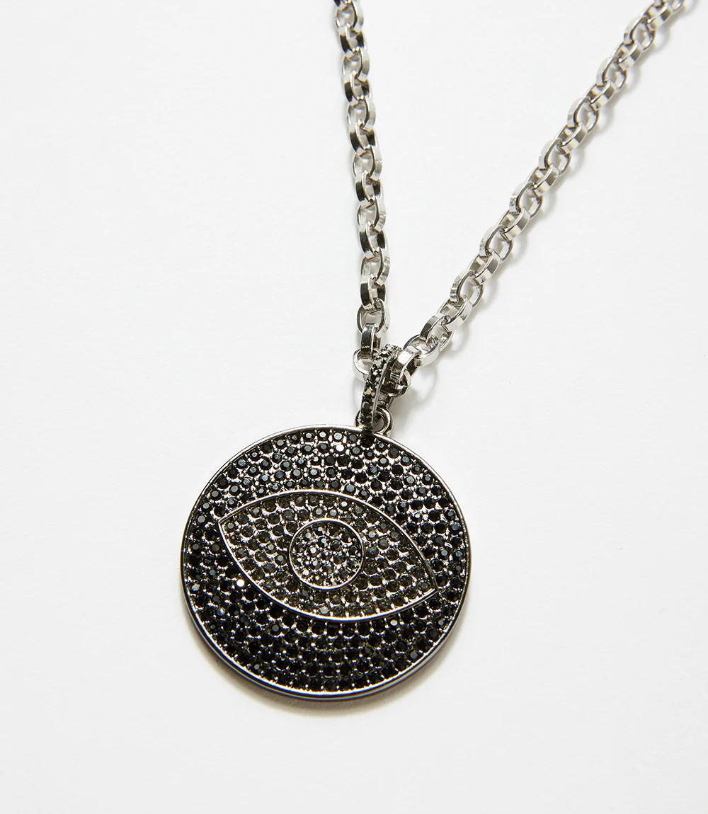 Pavé Crystal Pendant Necklace