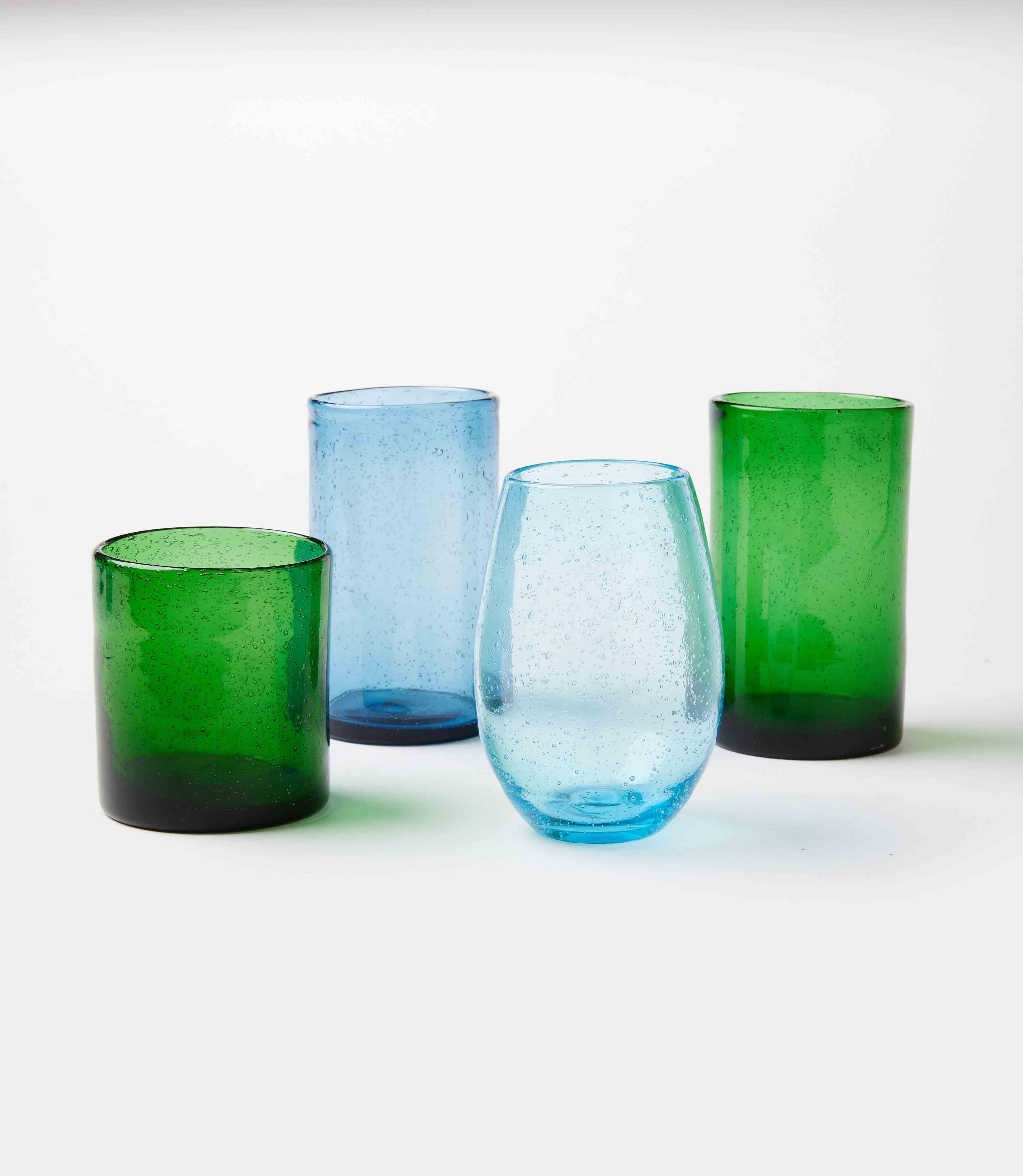 Tall Bubble Drinking Glass