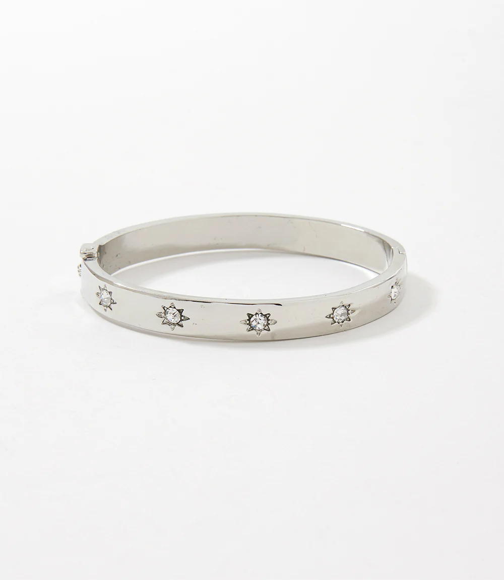 Crystal Starburst Bangle