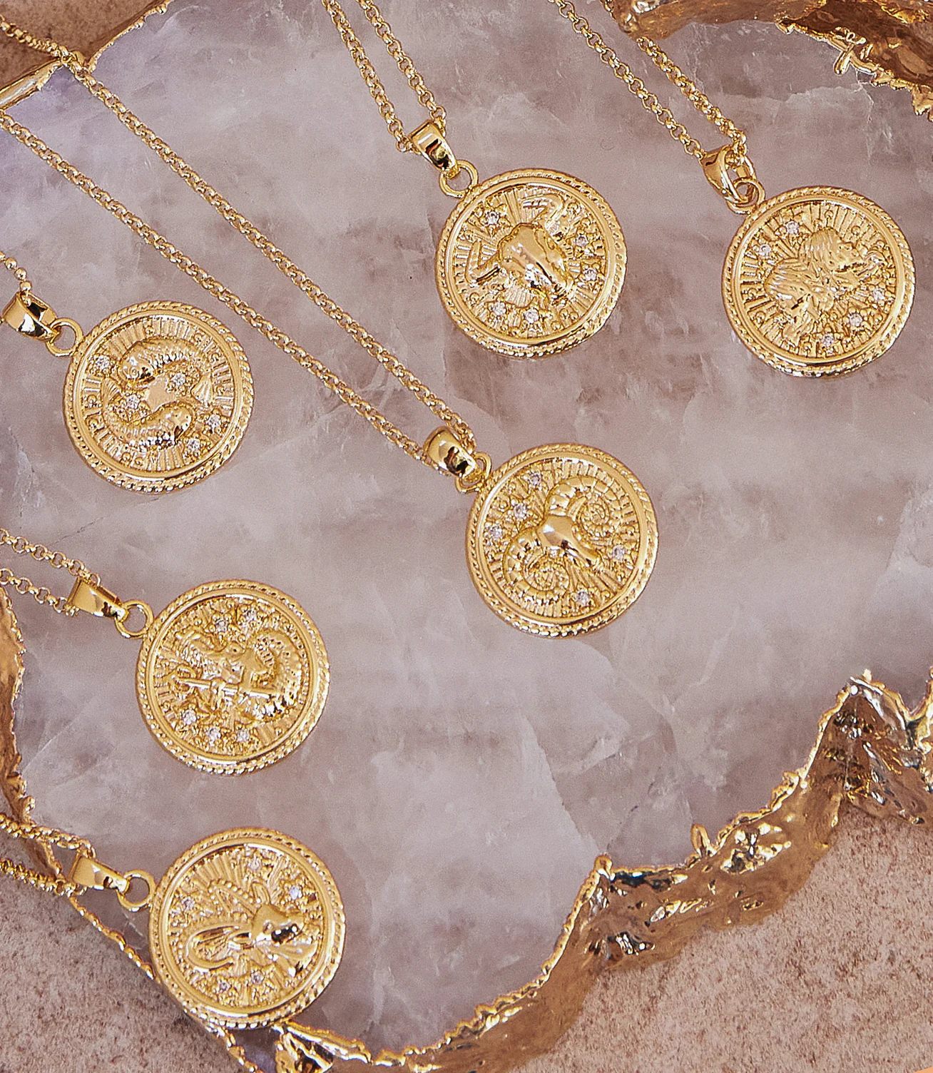 Taurus Coin Necklace