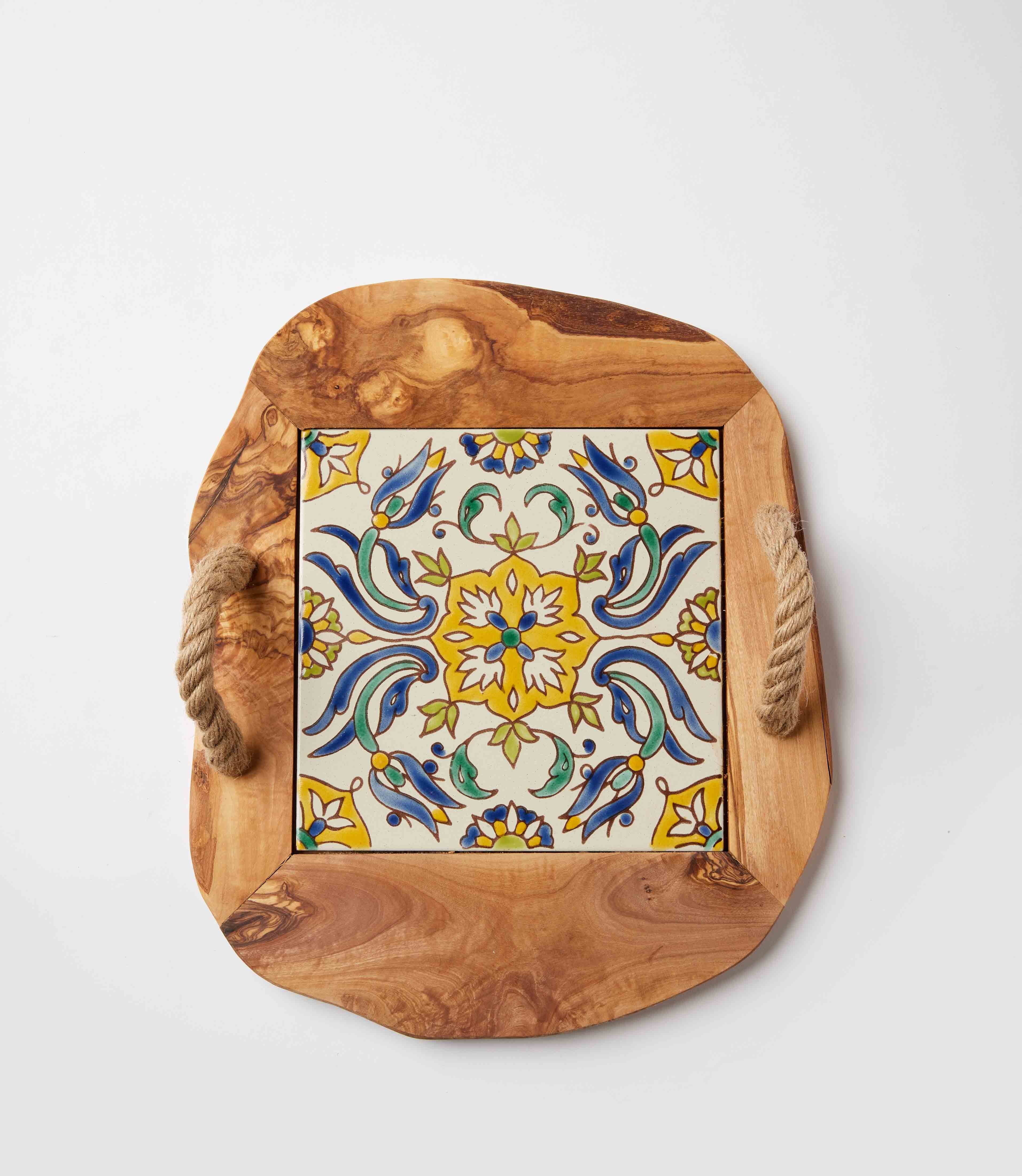Tuscan Tile Serving Tray