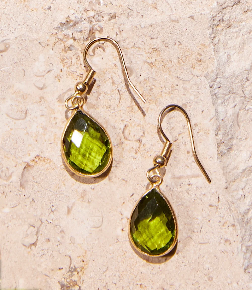 Peridot Gemstone Earrings