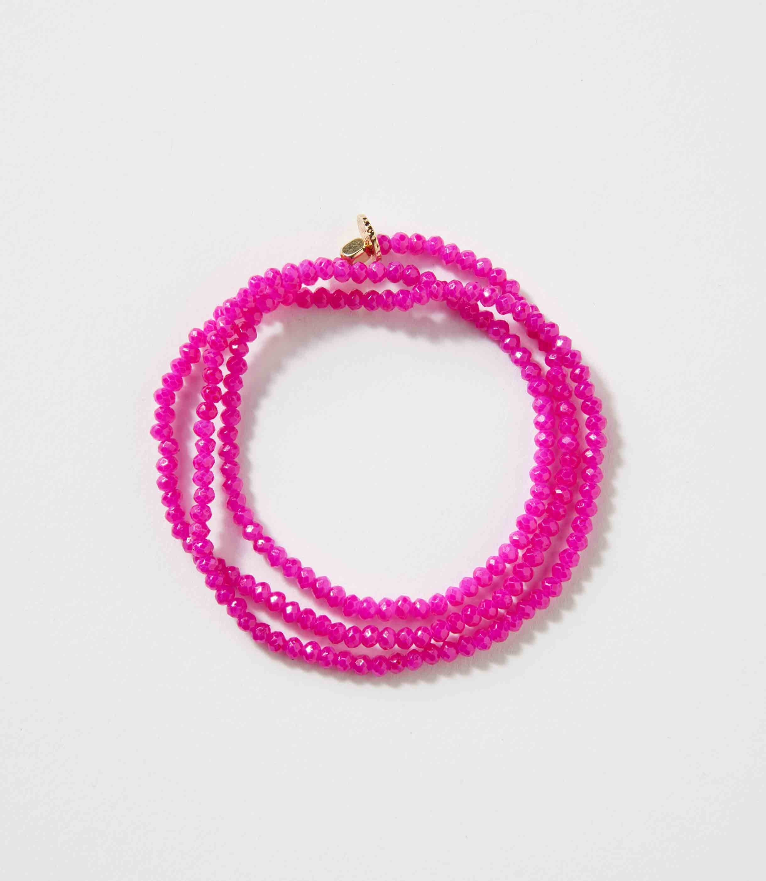 Crystal Beaded Stretch Bracelet