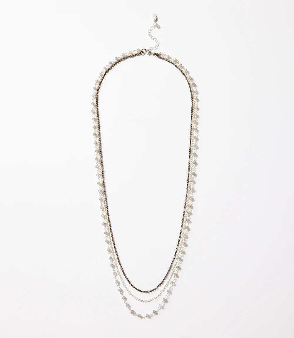 Labradorite Multistrand Necklace