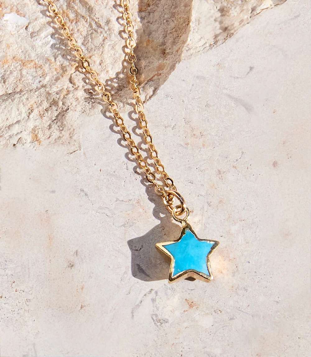 Turquoise Star Necklace