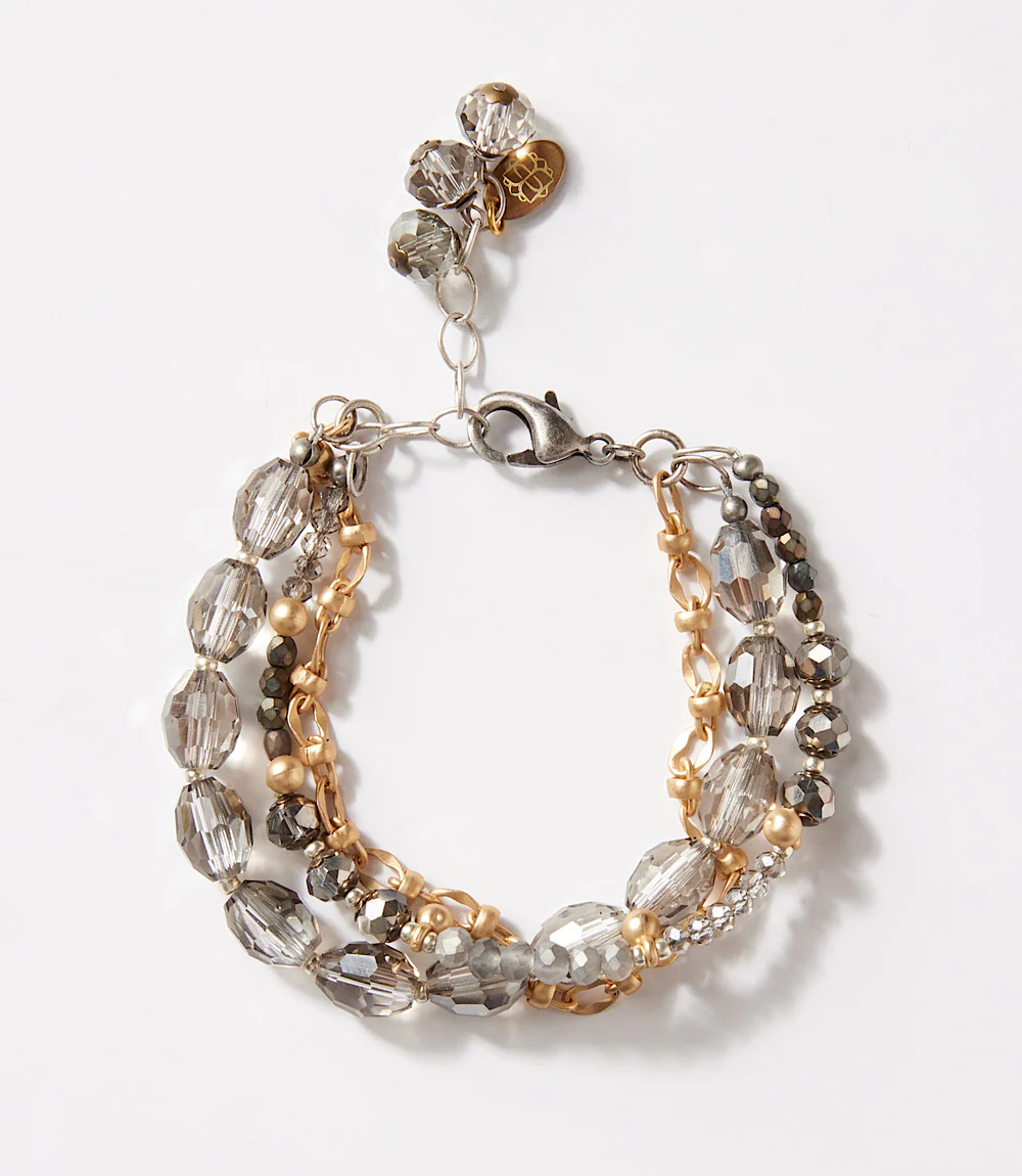 Multistrand Crystal Bracelet