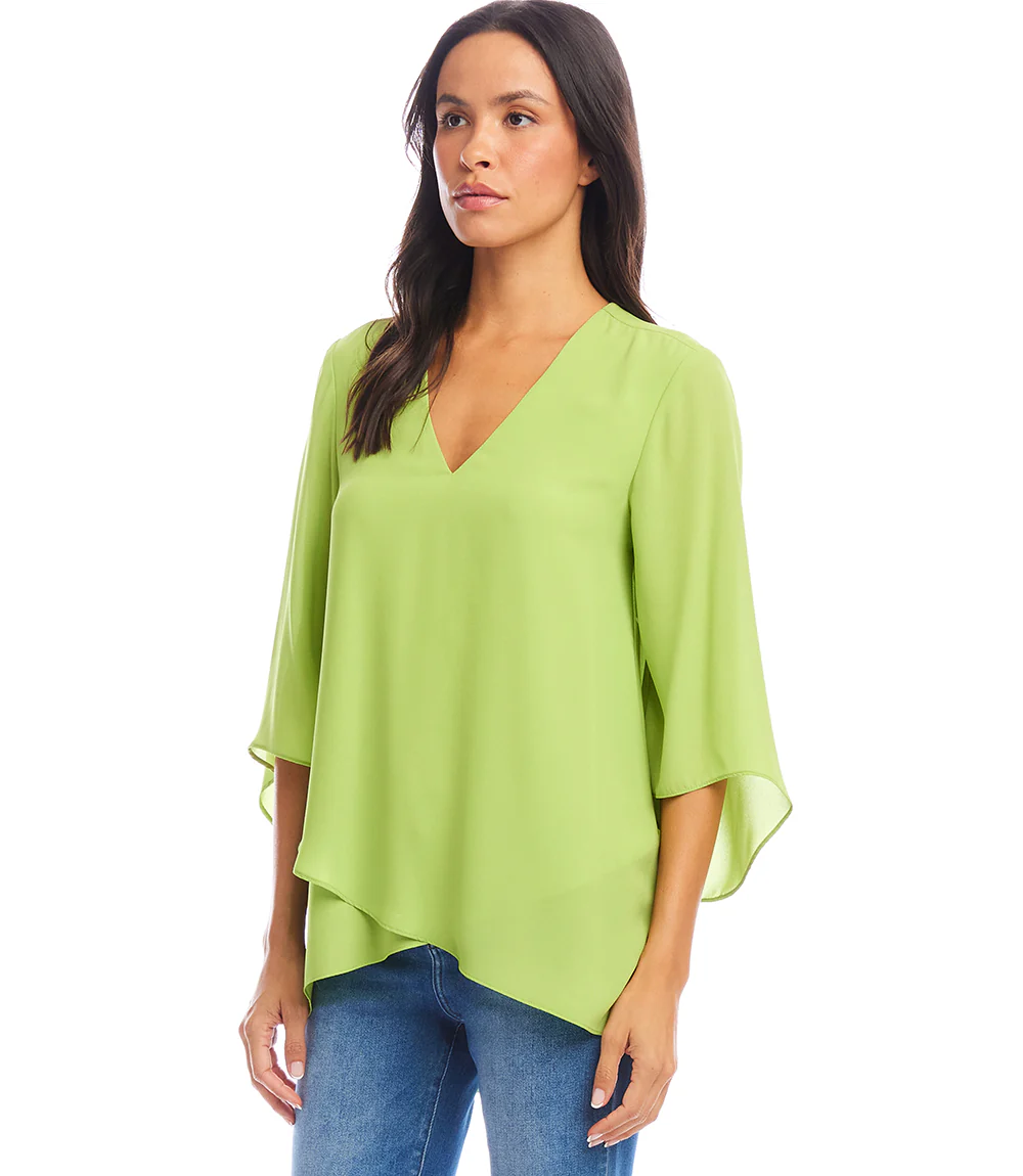 Bracelet Sleeve Asymmetric Top