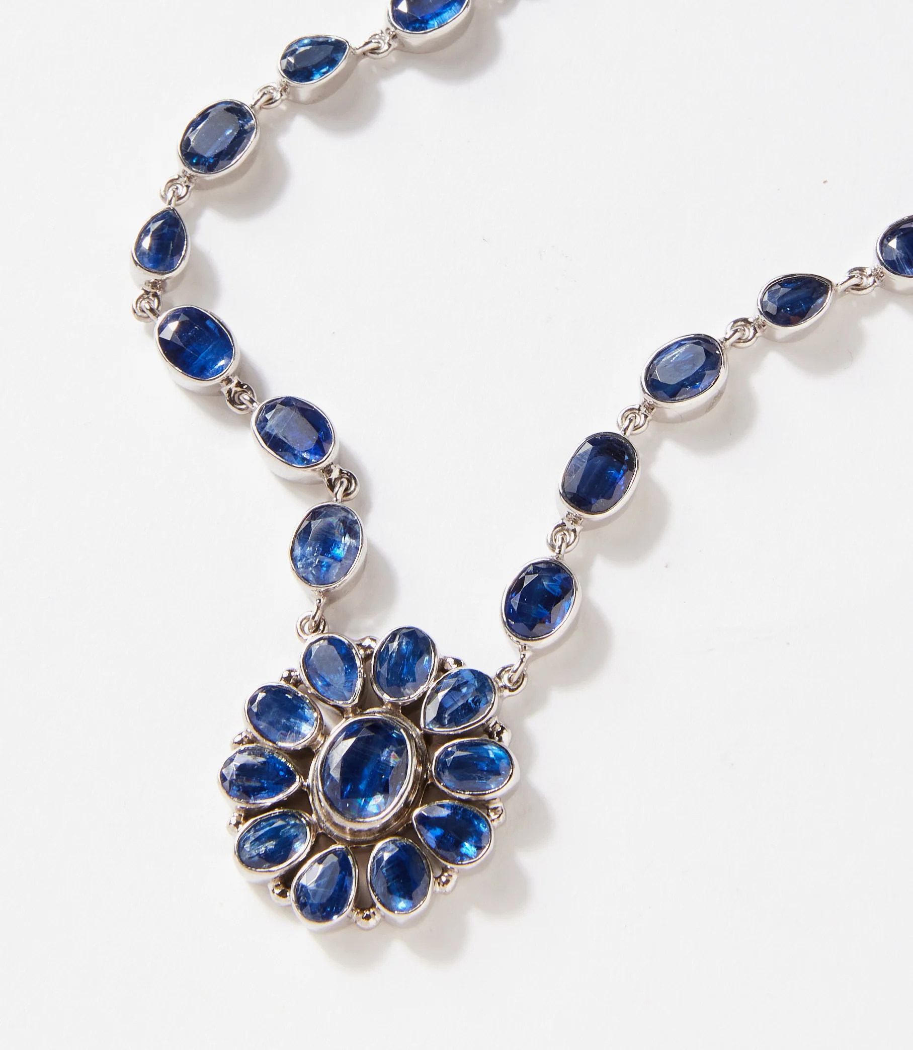 Kyanite Gemstone Pendant Necklace