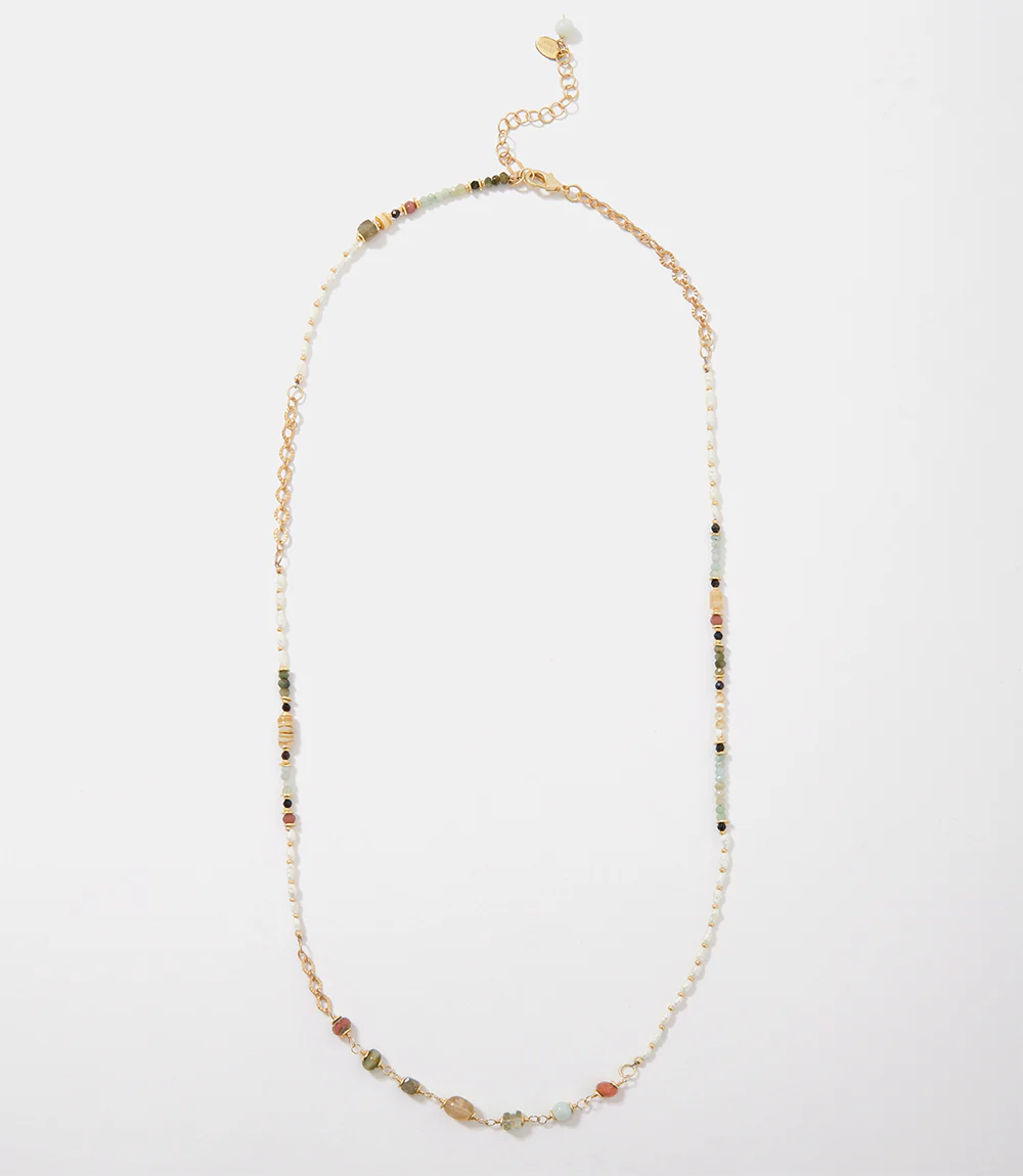 Gemstone Collage Necklace
