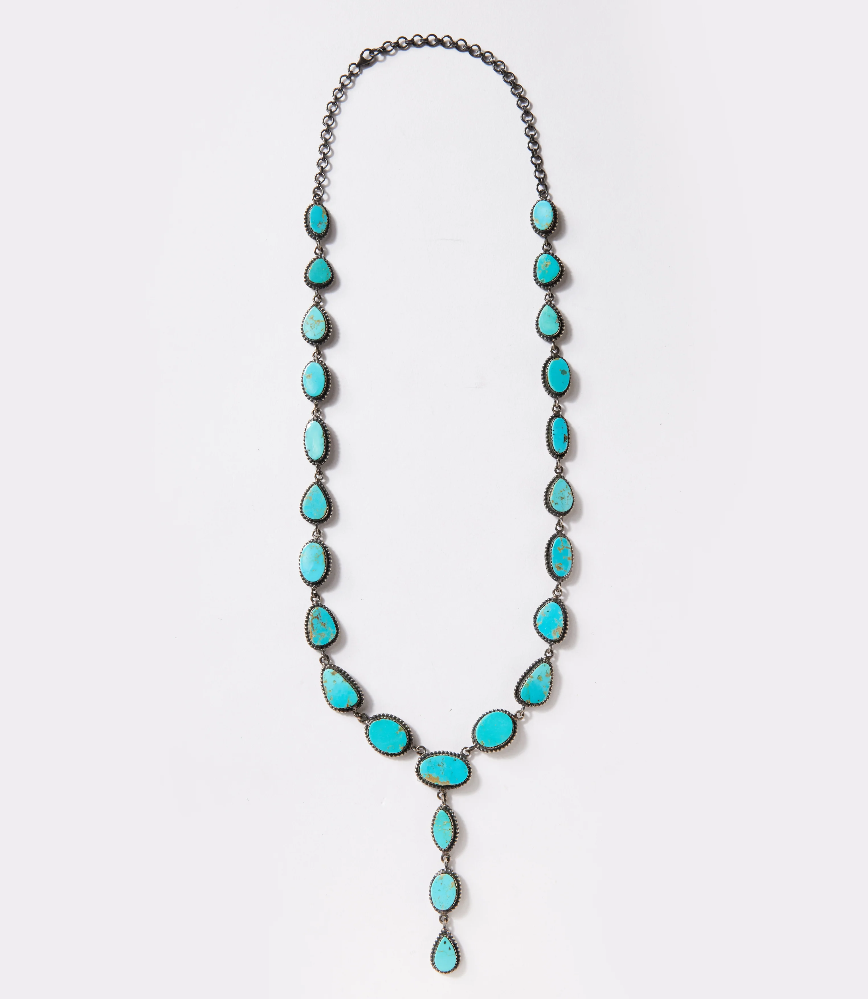 Turquoise Lariat Necklace