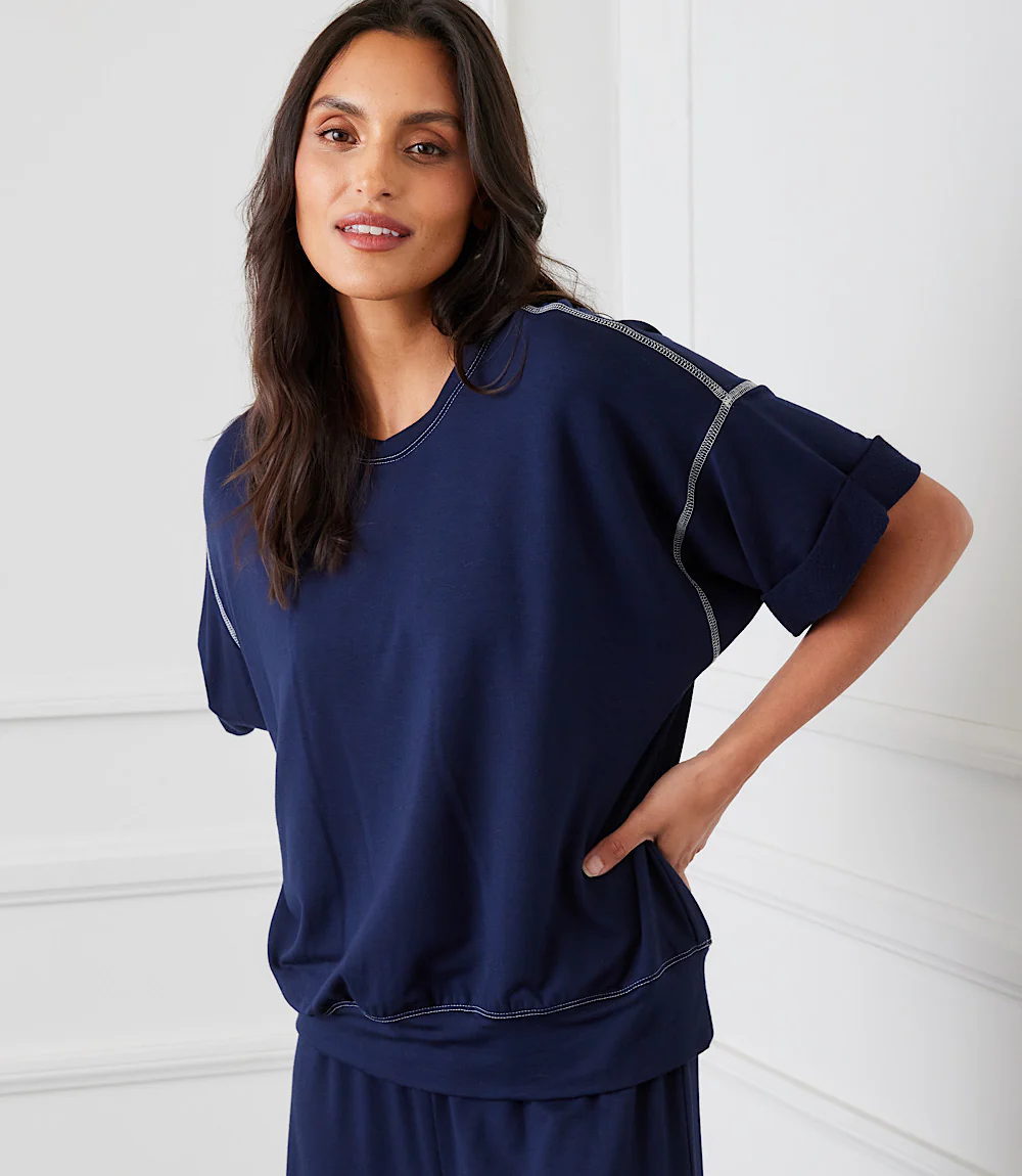 Cuffed Sleeve Tee