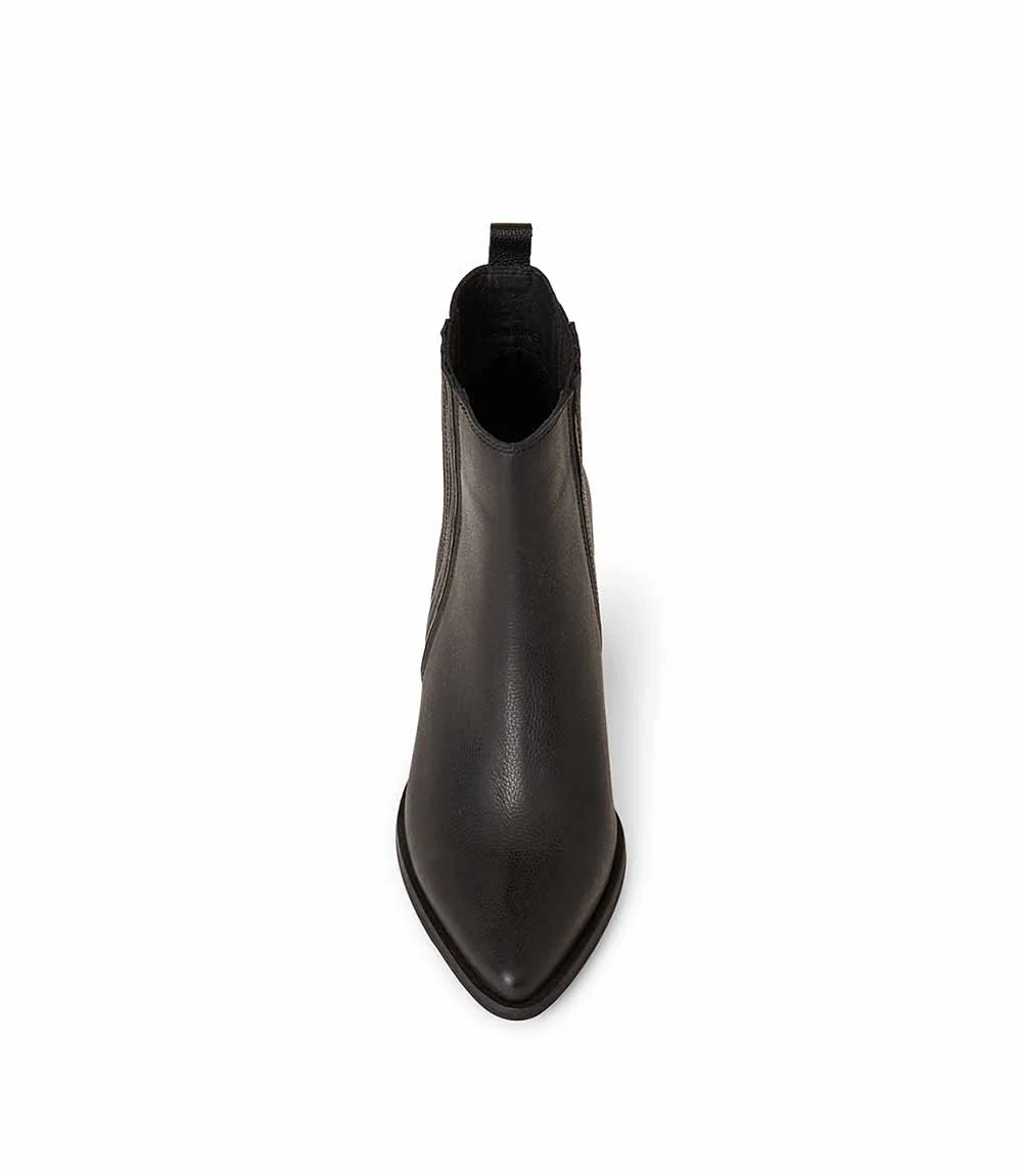 Western Chelsea Leather Booties