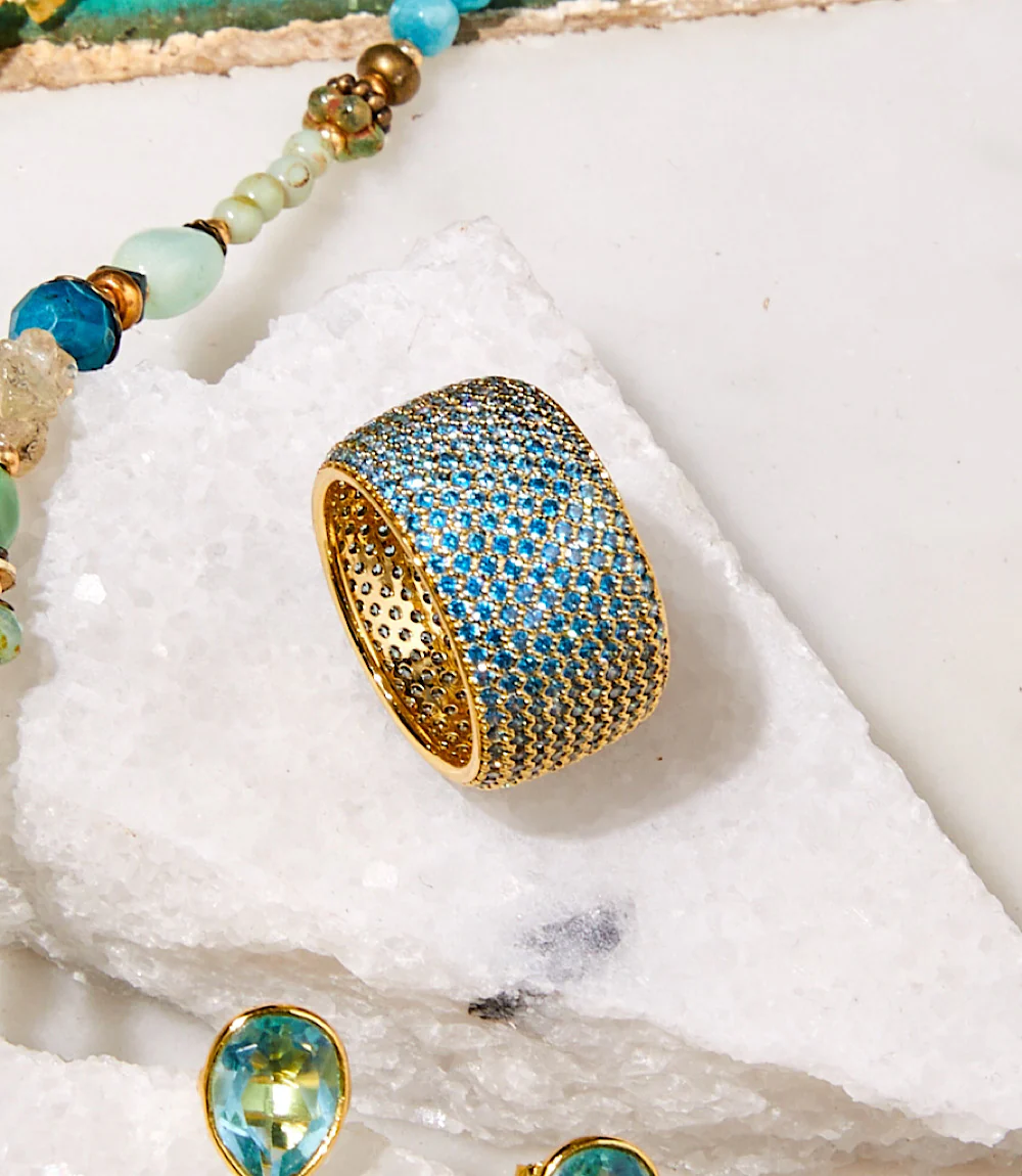 Colorful Crystal Ring