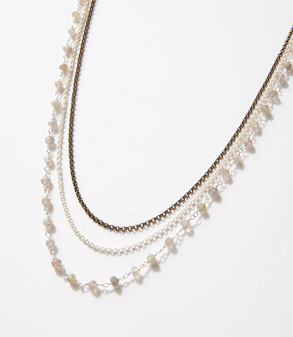 Labradorite Multistrand Necklace