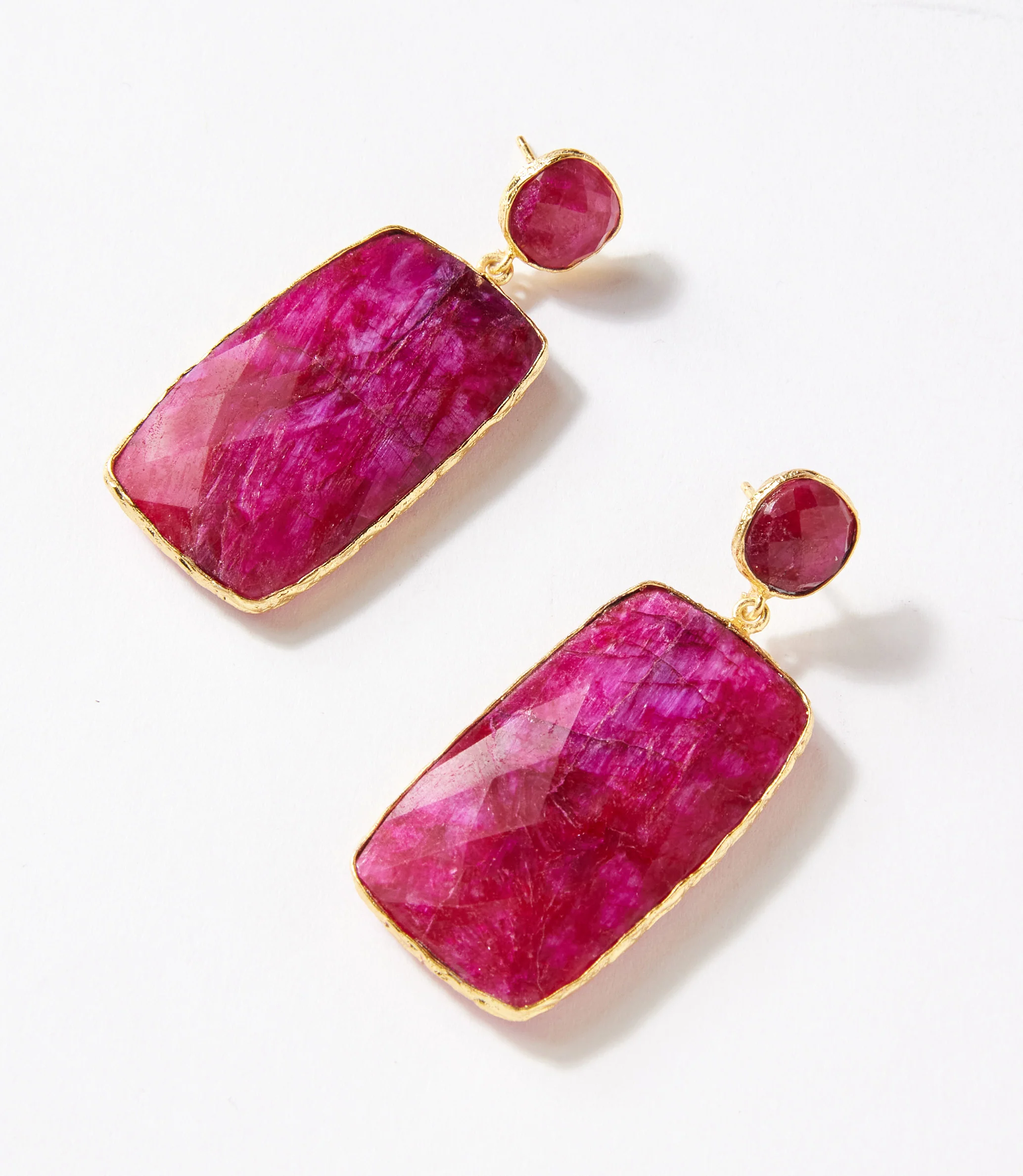 Gemstone Statement Earrings