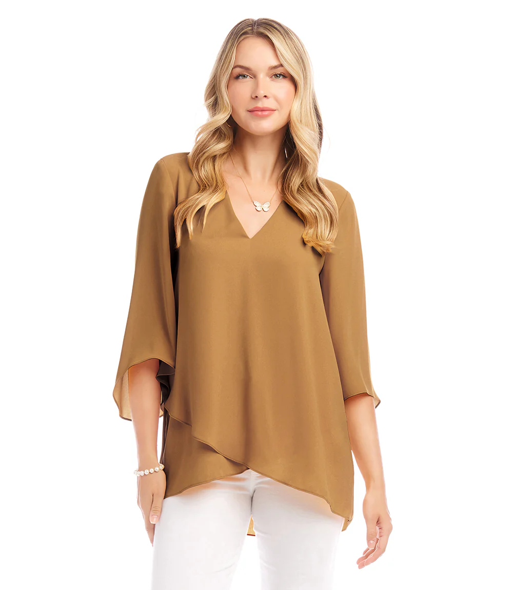 Bracelet Sleeve Asymmetric Top