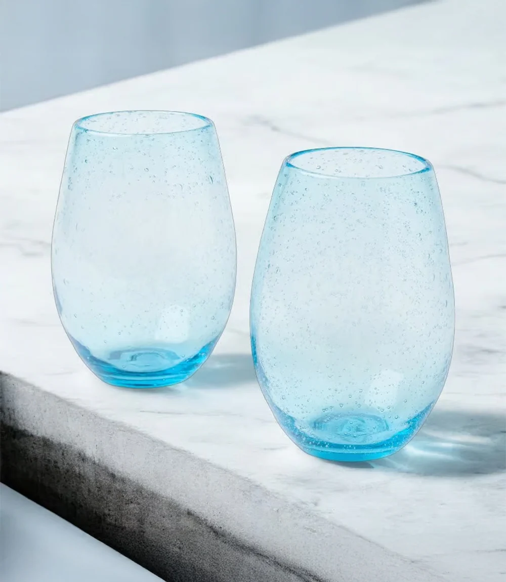 Stemless Bubble Wine Glass