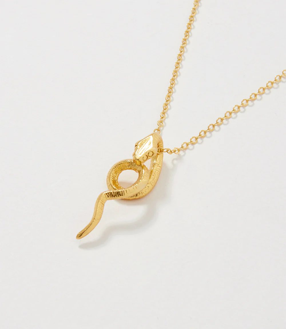 Gold Snake Necklace