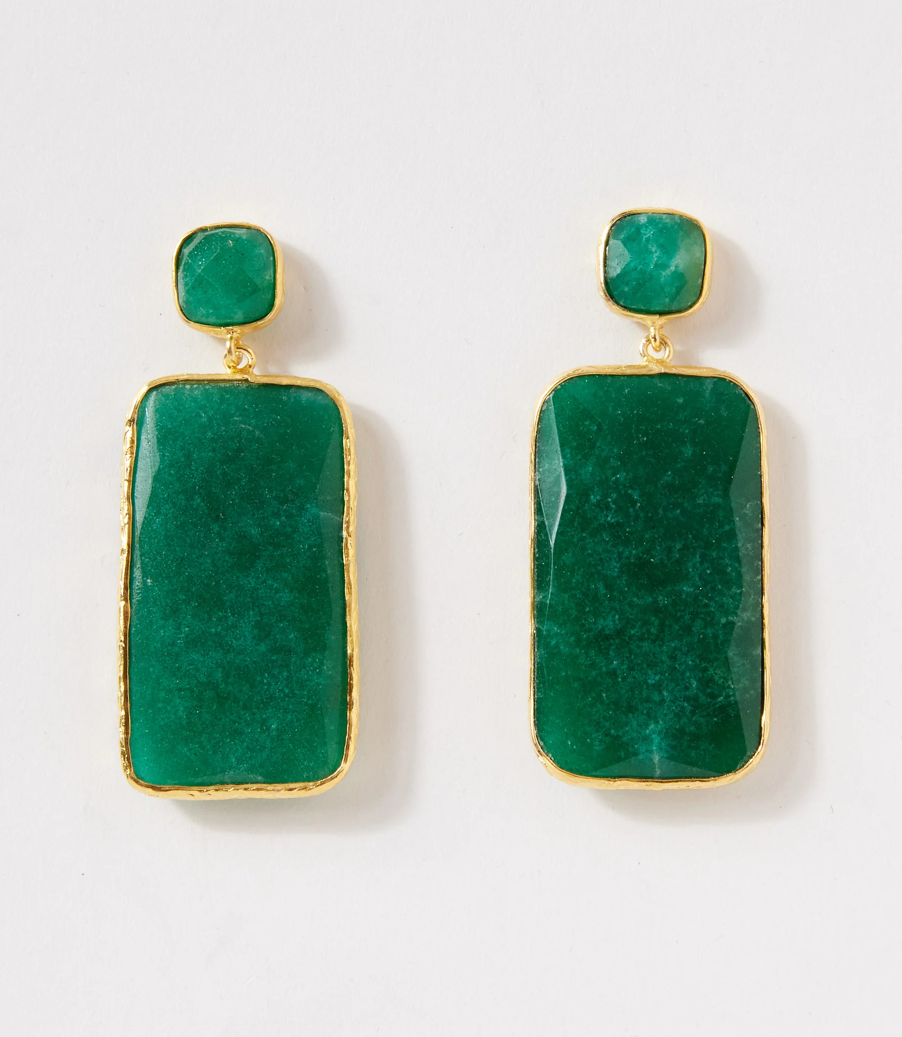 Gemstone Statement Earrings