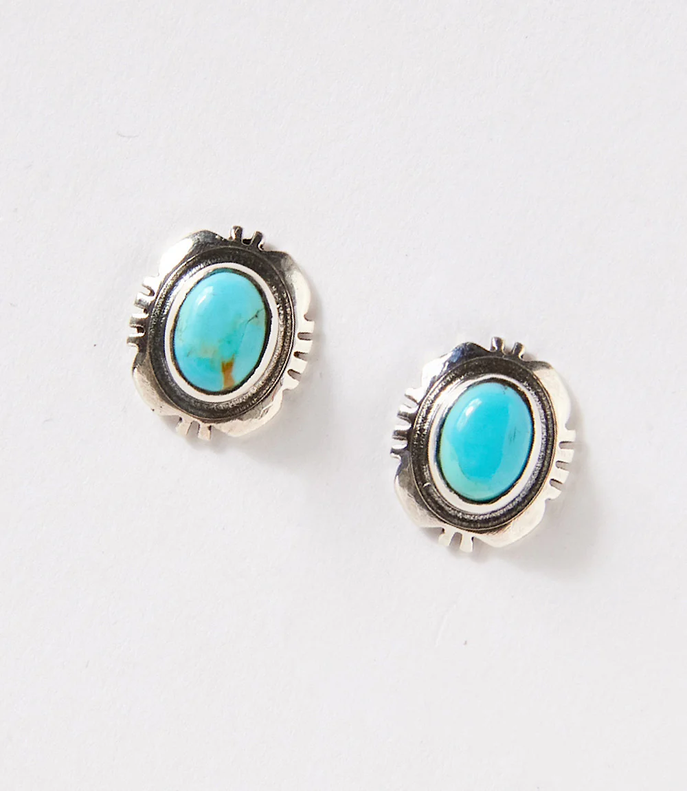 Turquoise Stud Earrings