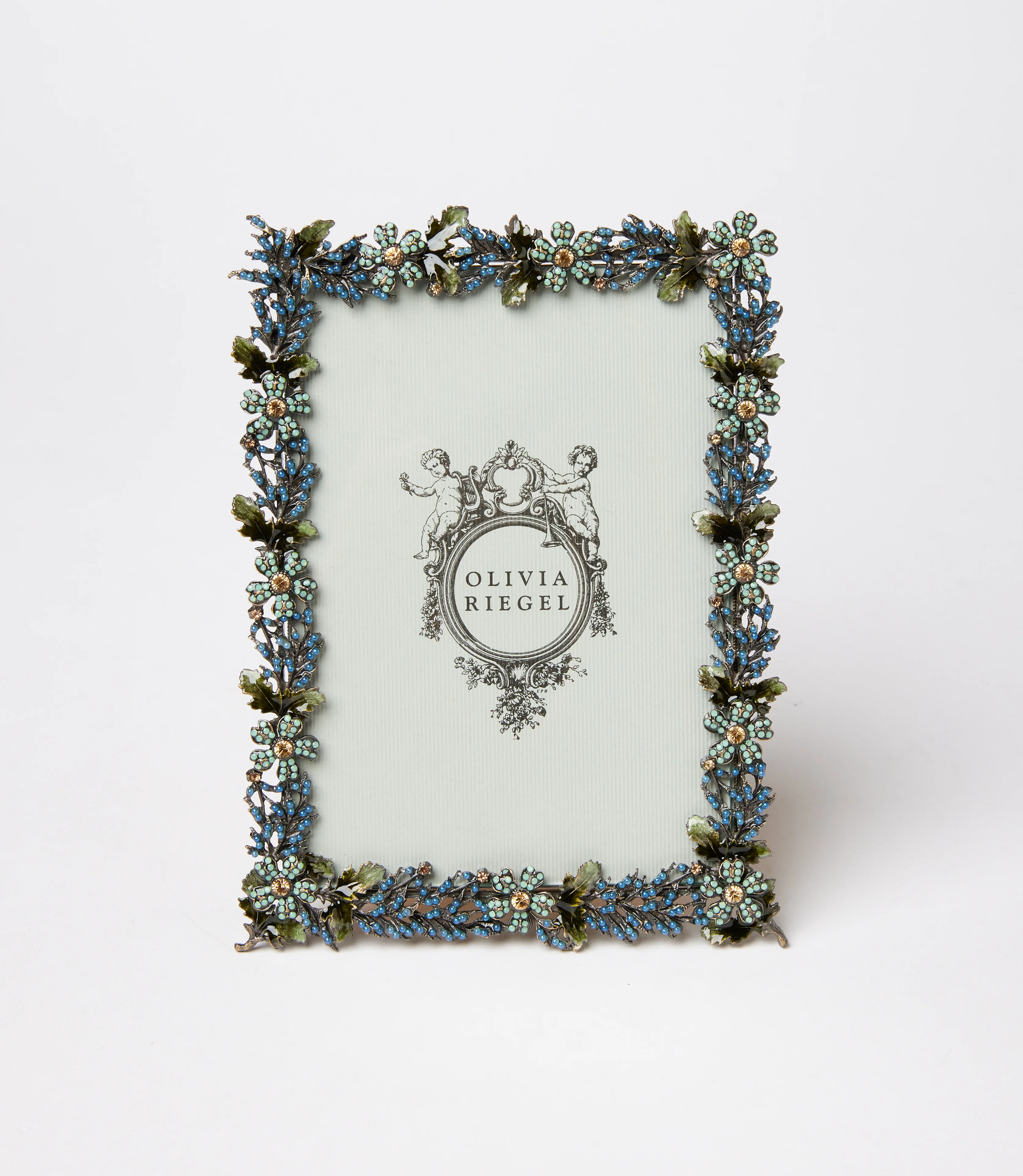 Floral Crystal Picture Frame