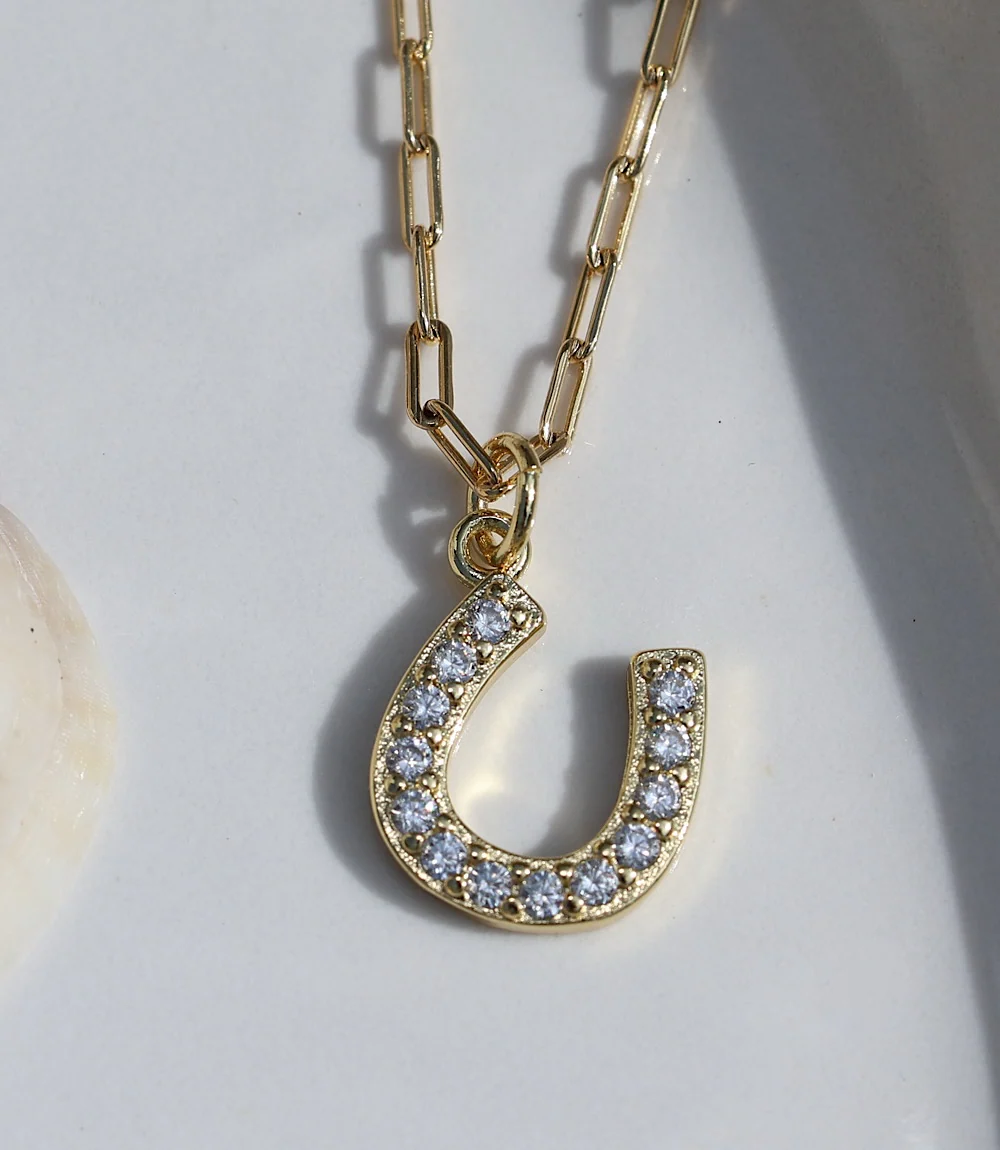Horseshoe Charm Necklace