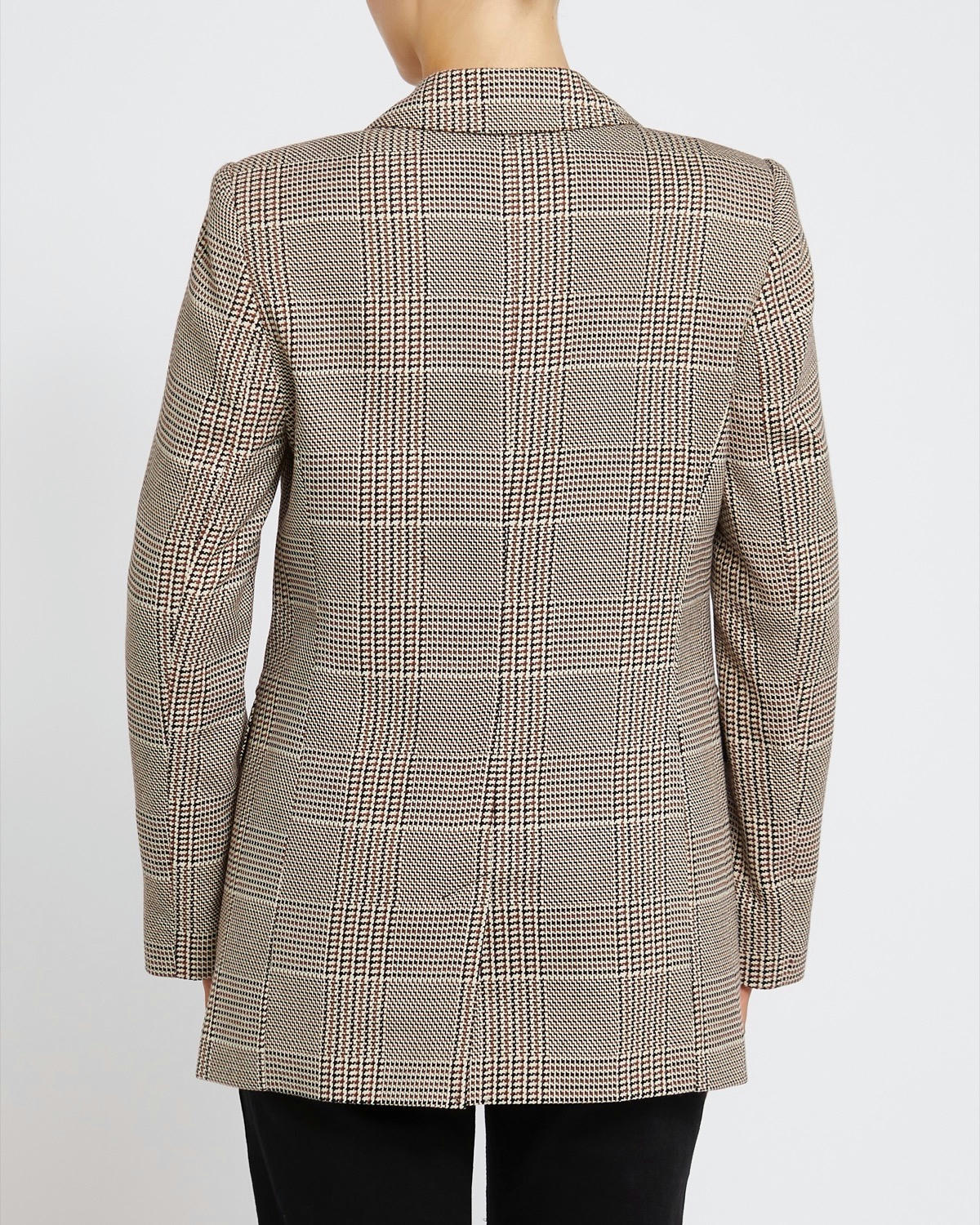 Check Single Breasted Blazer