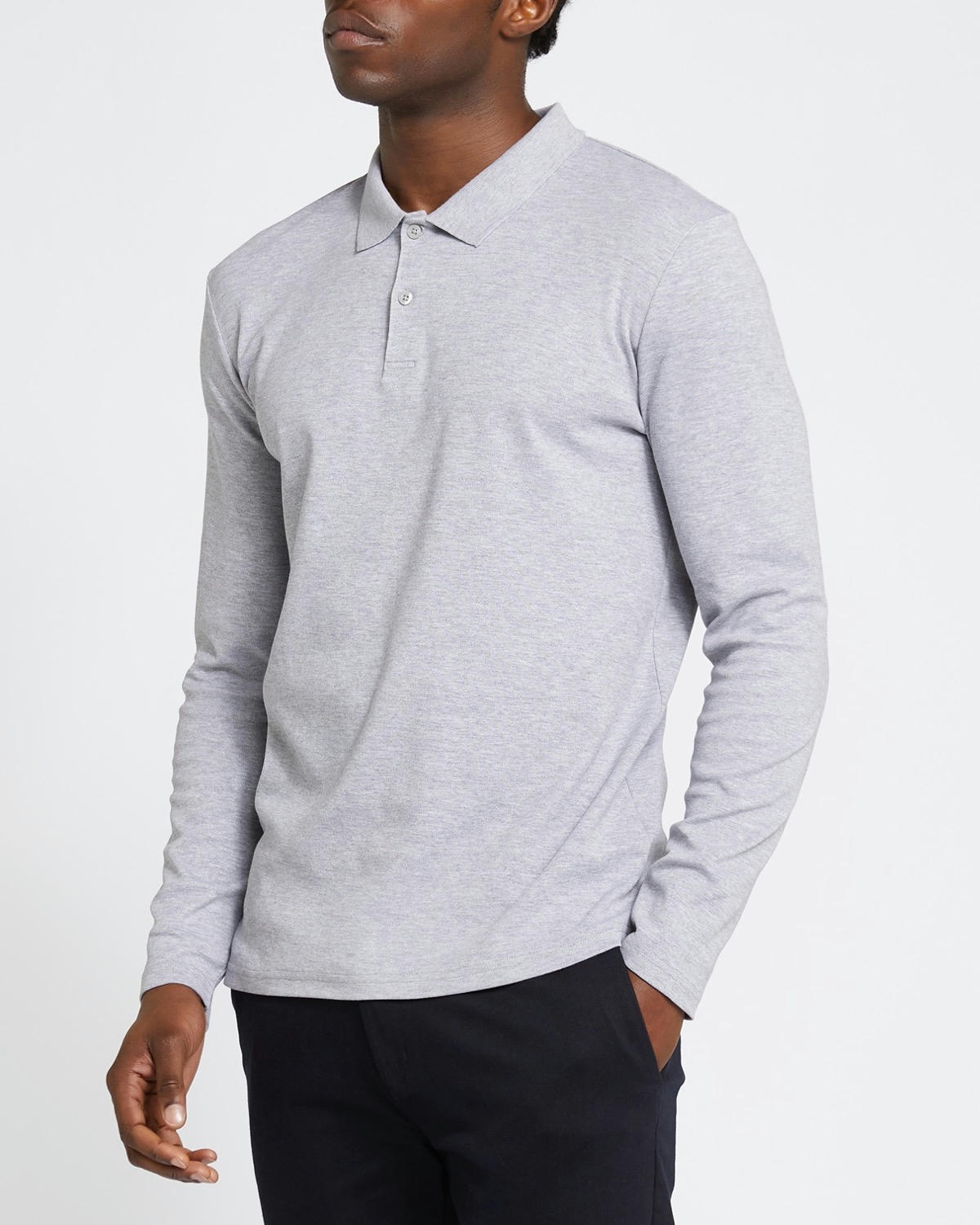 Long Sleeved Polo Top
