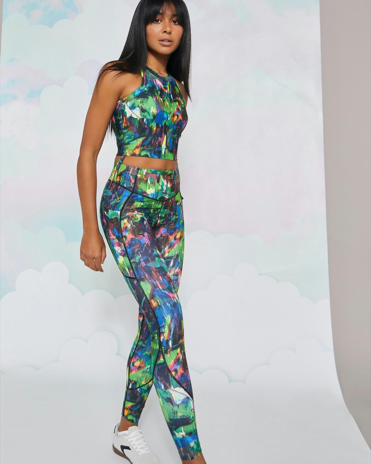 Helen Steele Printed Crop Top