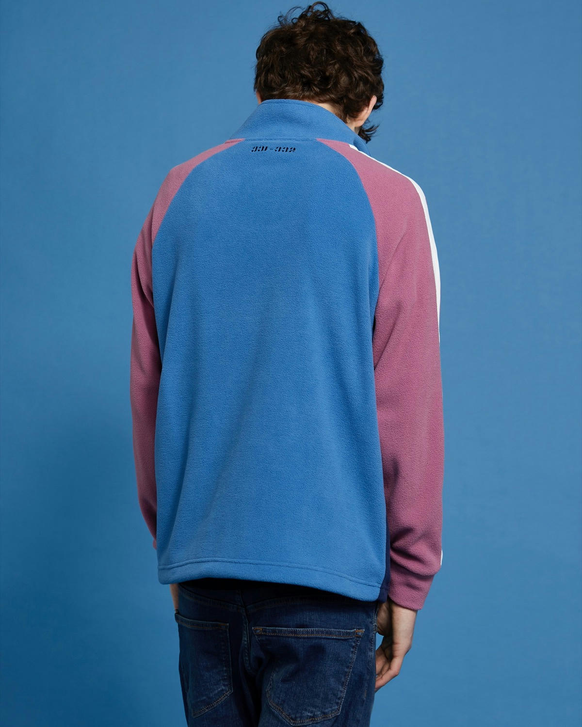 Paul Galvin Panel Micro Fleece Half-Zip Top