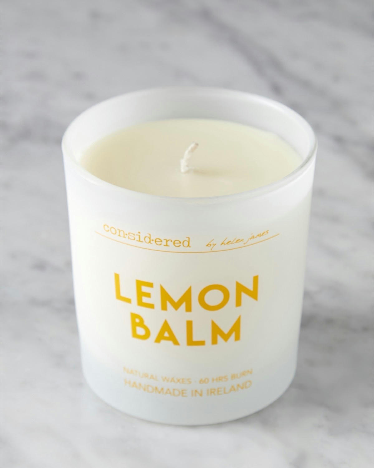 Helen James Considered Lemon Balm Tumbler Candle