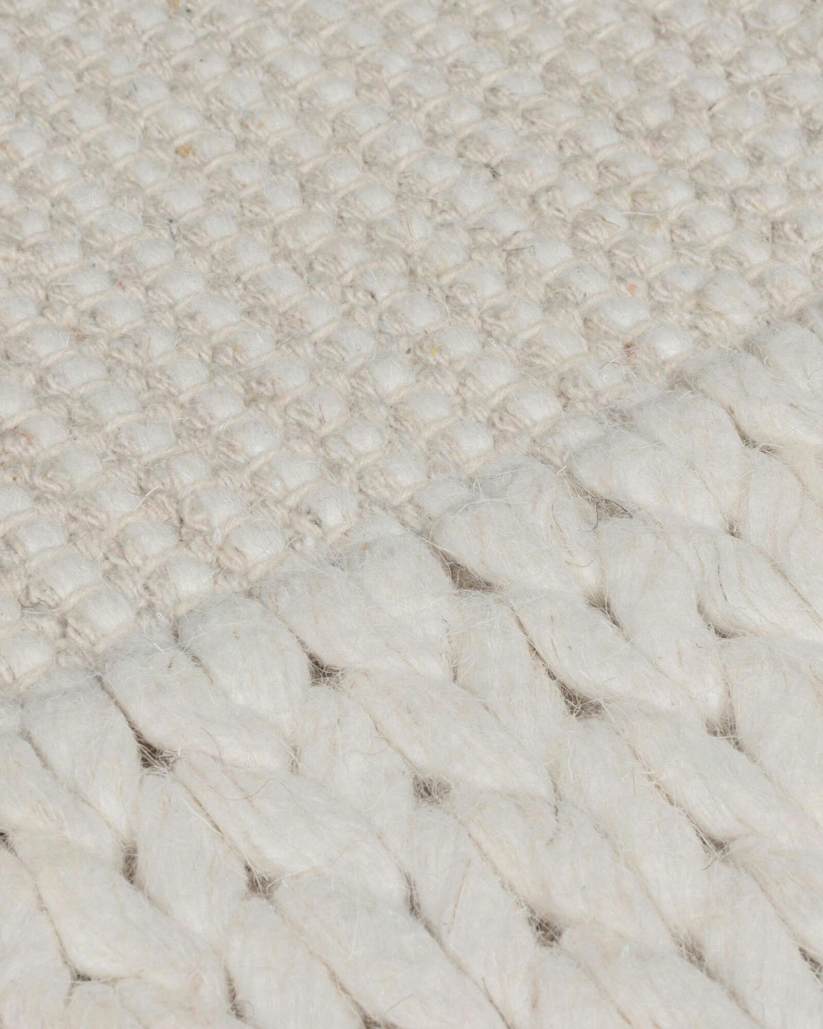 Rue Wool Plait Border Rug